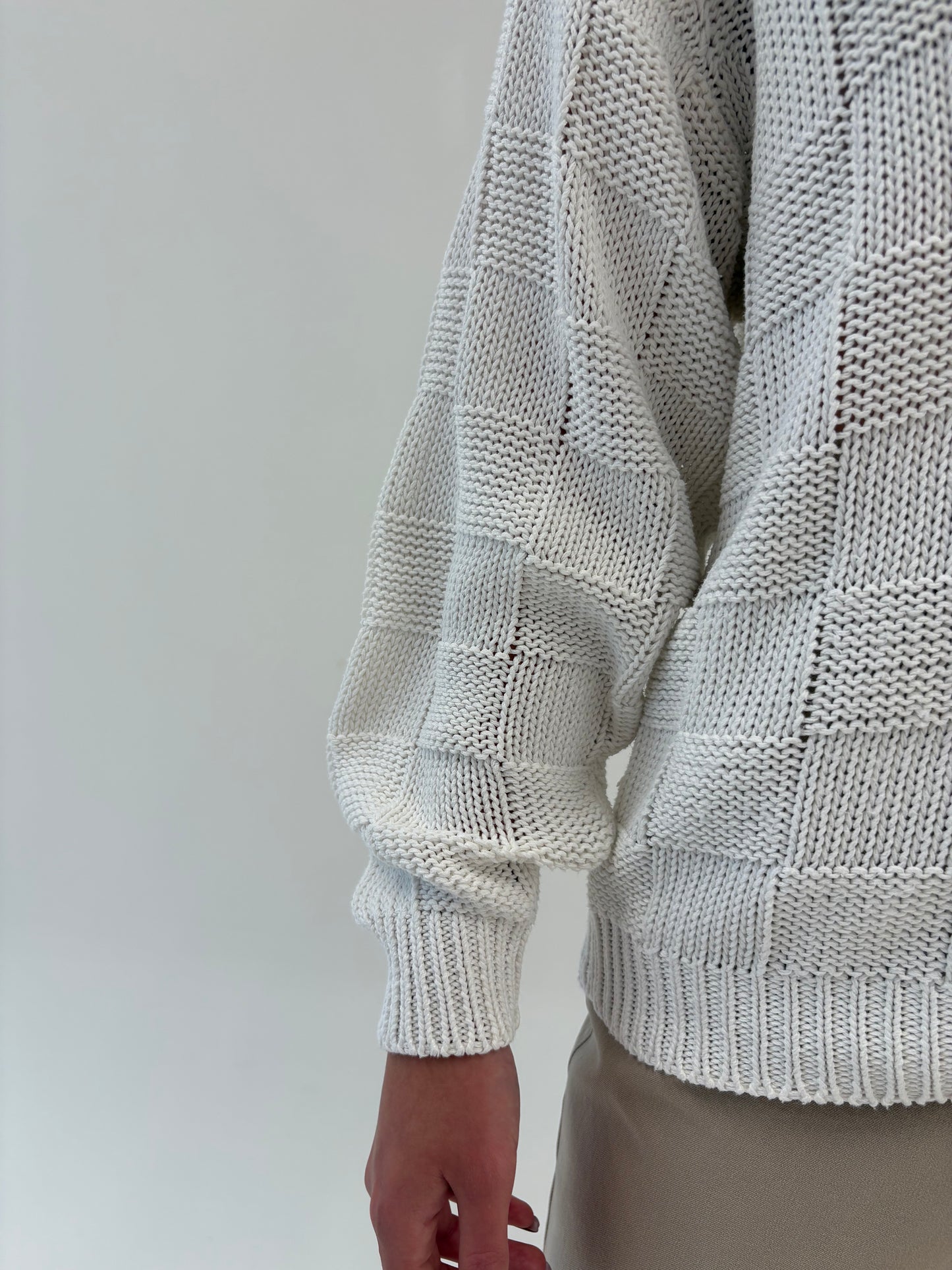 Cardigan vintage din gama Max Mara din bumbac excepțional de gramaj mare