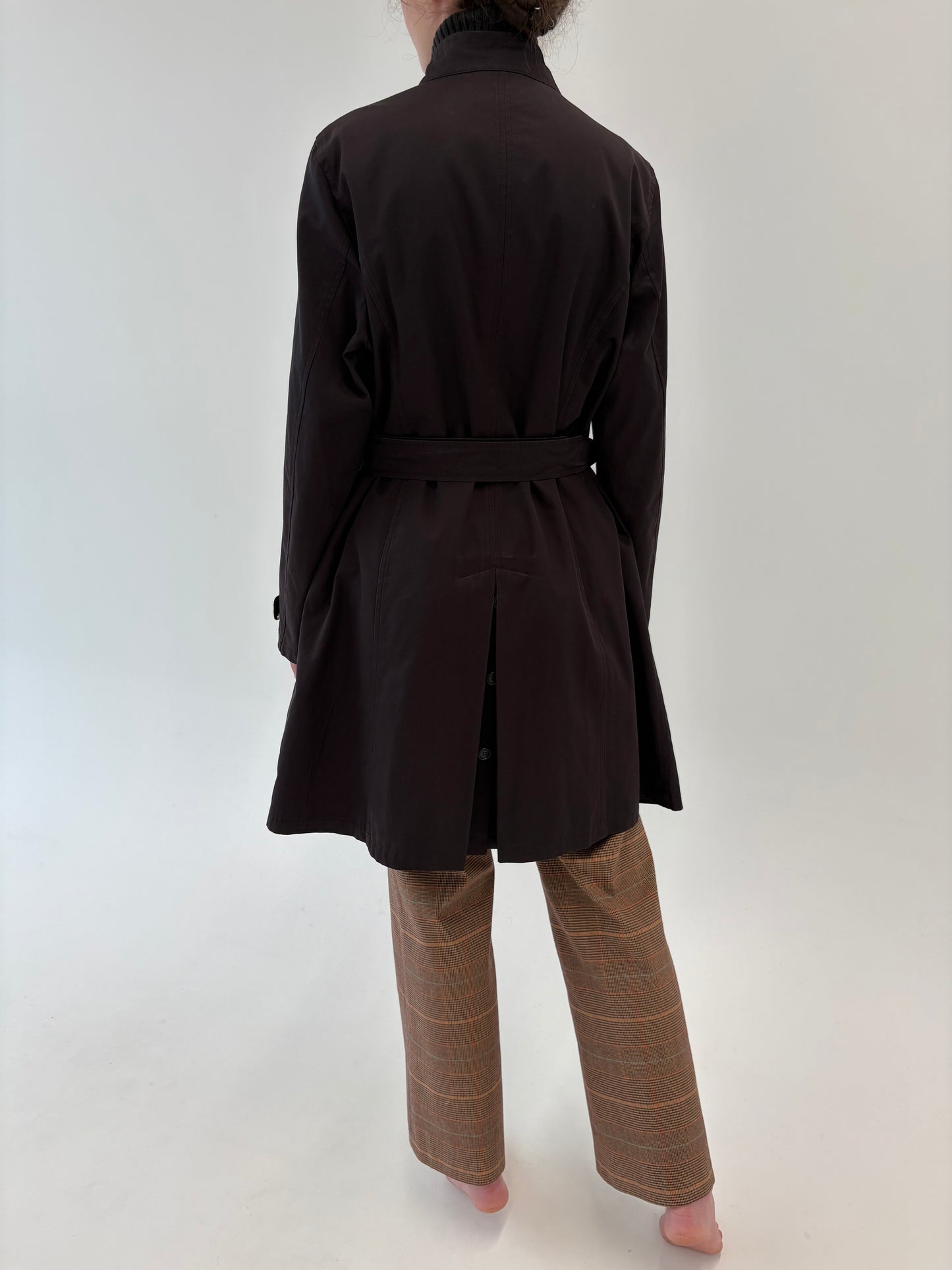 Trench de brand luxury plus size Marina Rinaldi cu dublură de iarnă detașabilă