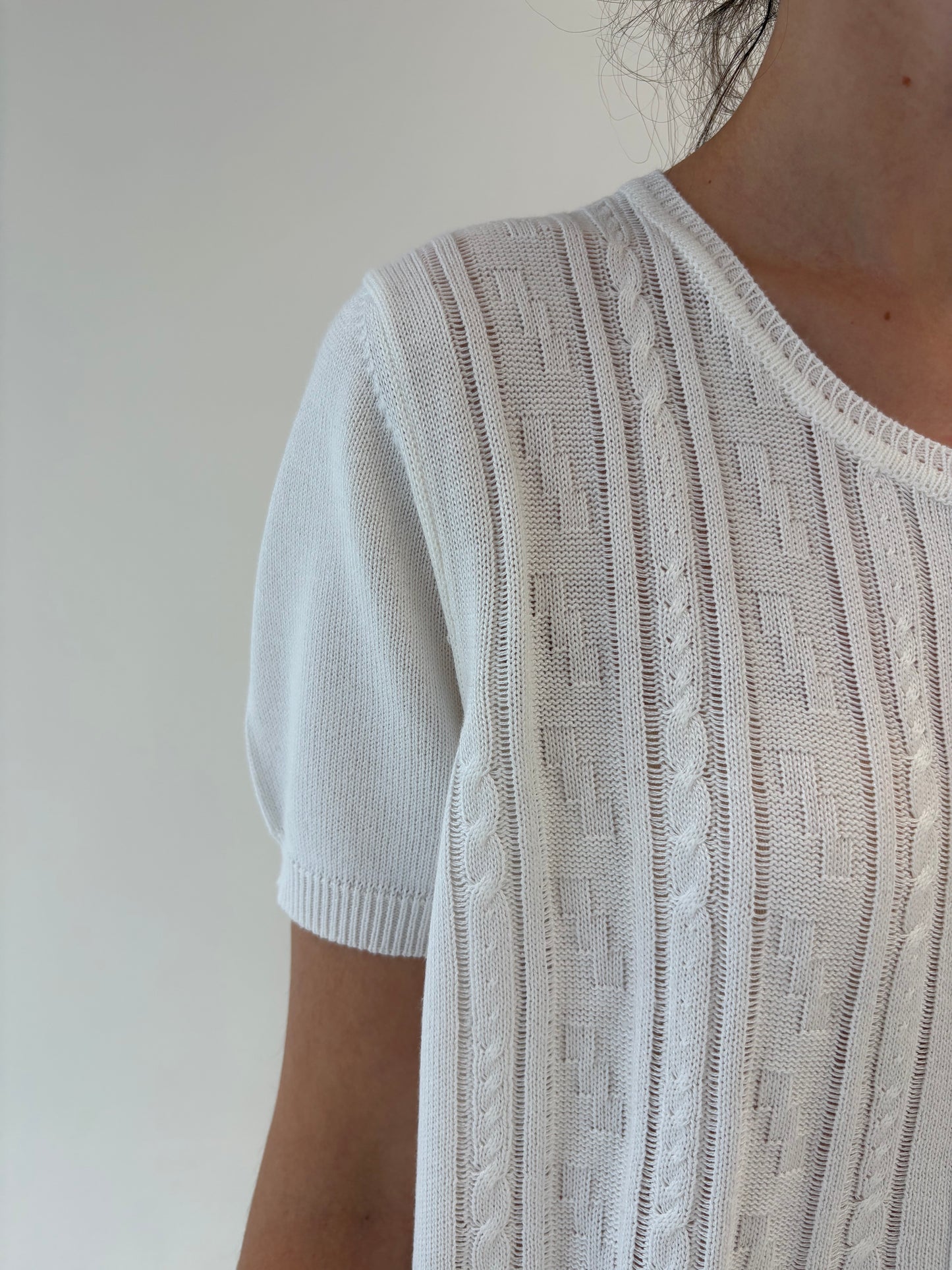 Top vintage premium italian cu torsade