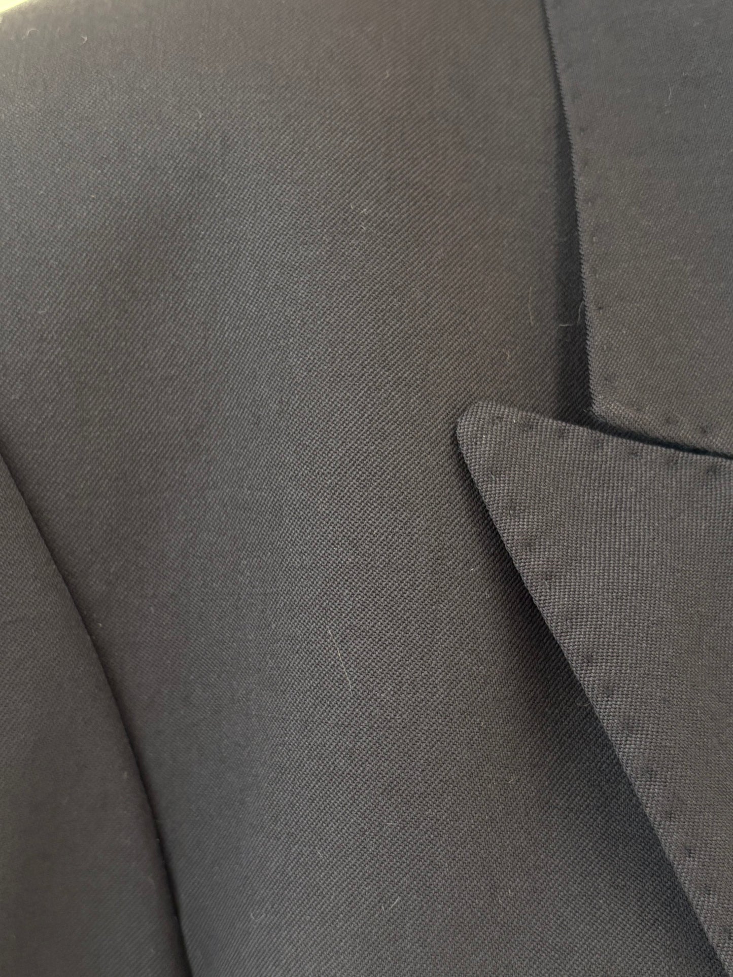Sacou vintage Burberry cu închidere dublă și nasturi aurii cu logo