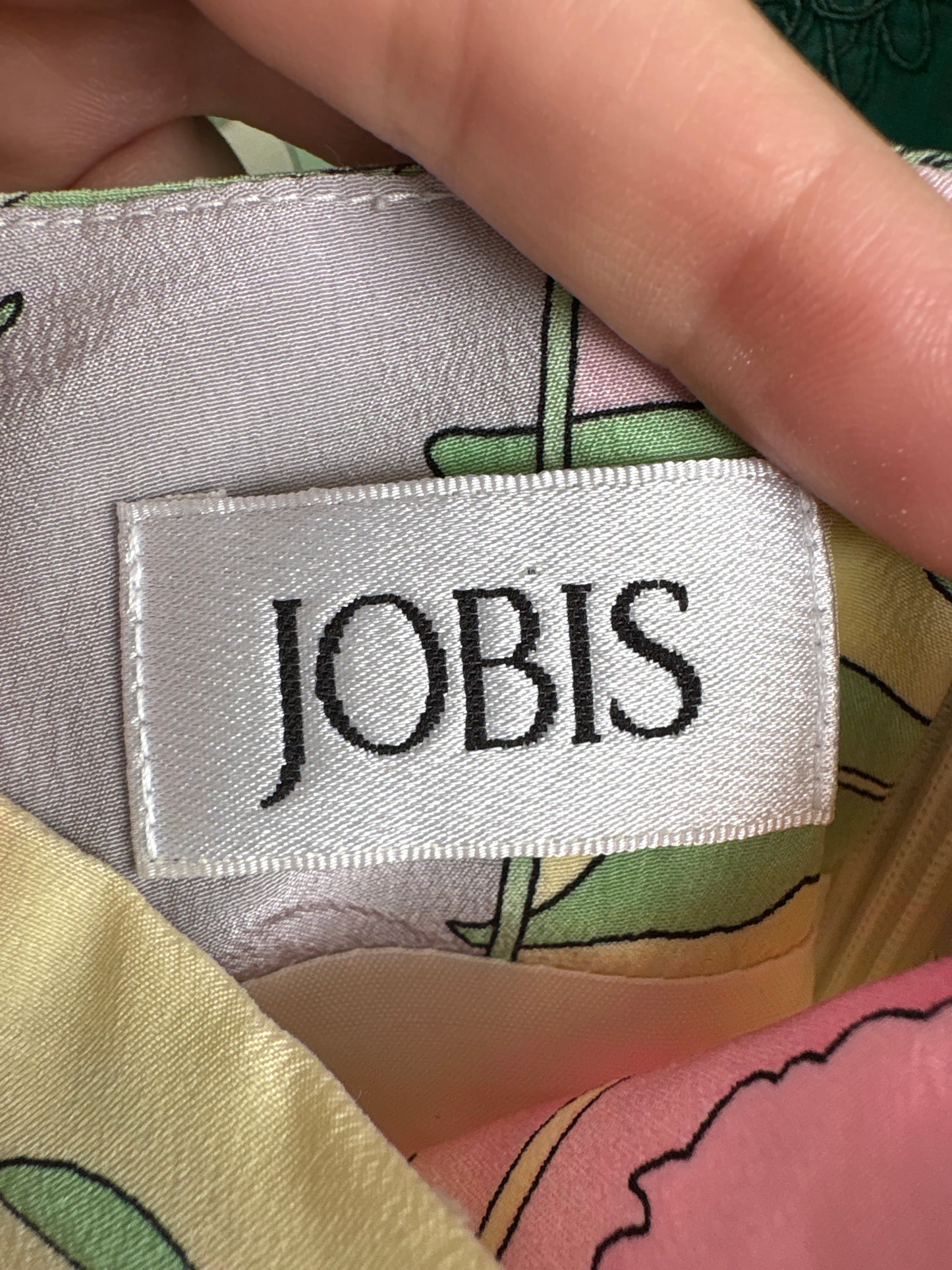Set din mătase naturală cu print în stil Pucci în culori pudrate
