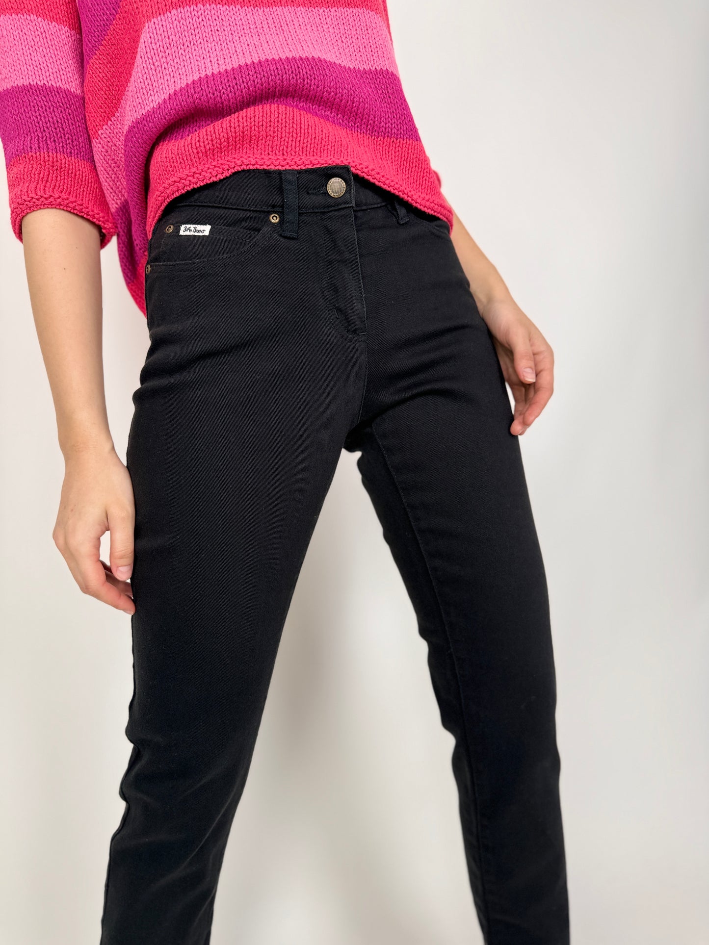 Jeanși vintage modelatori material plin clasic fit high waist