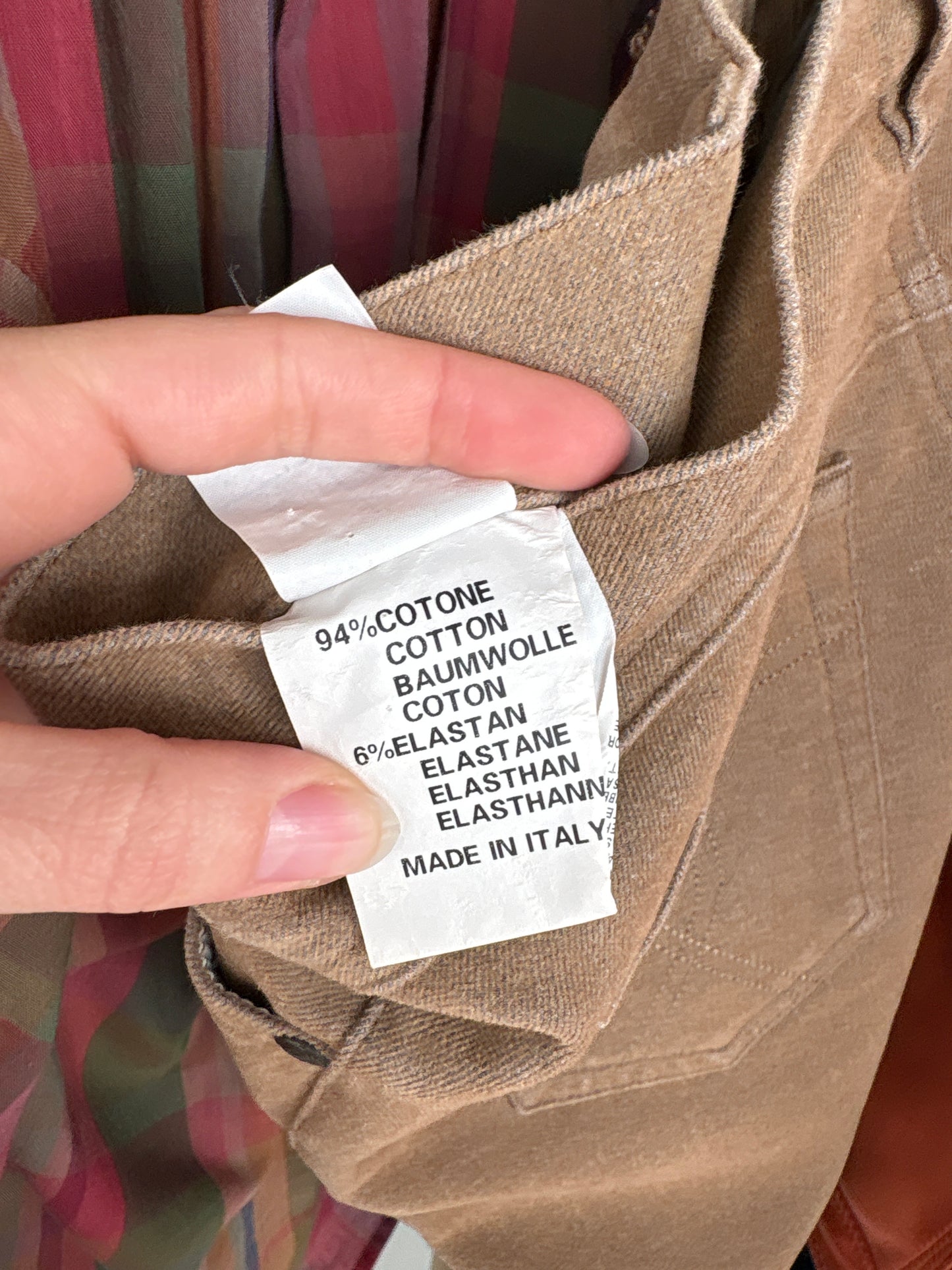 Pantaloni camel ultra modelatori premium tall din bumbac gros cu talie înaltă