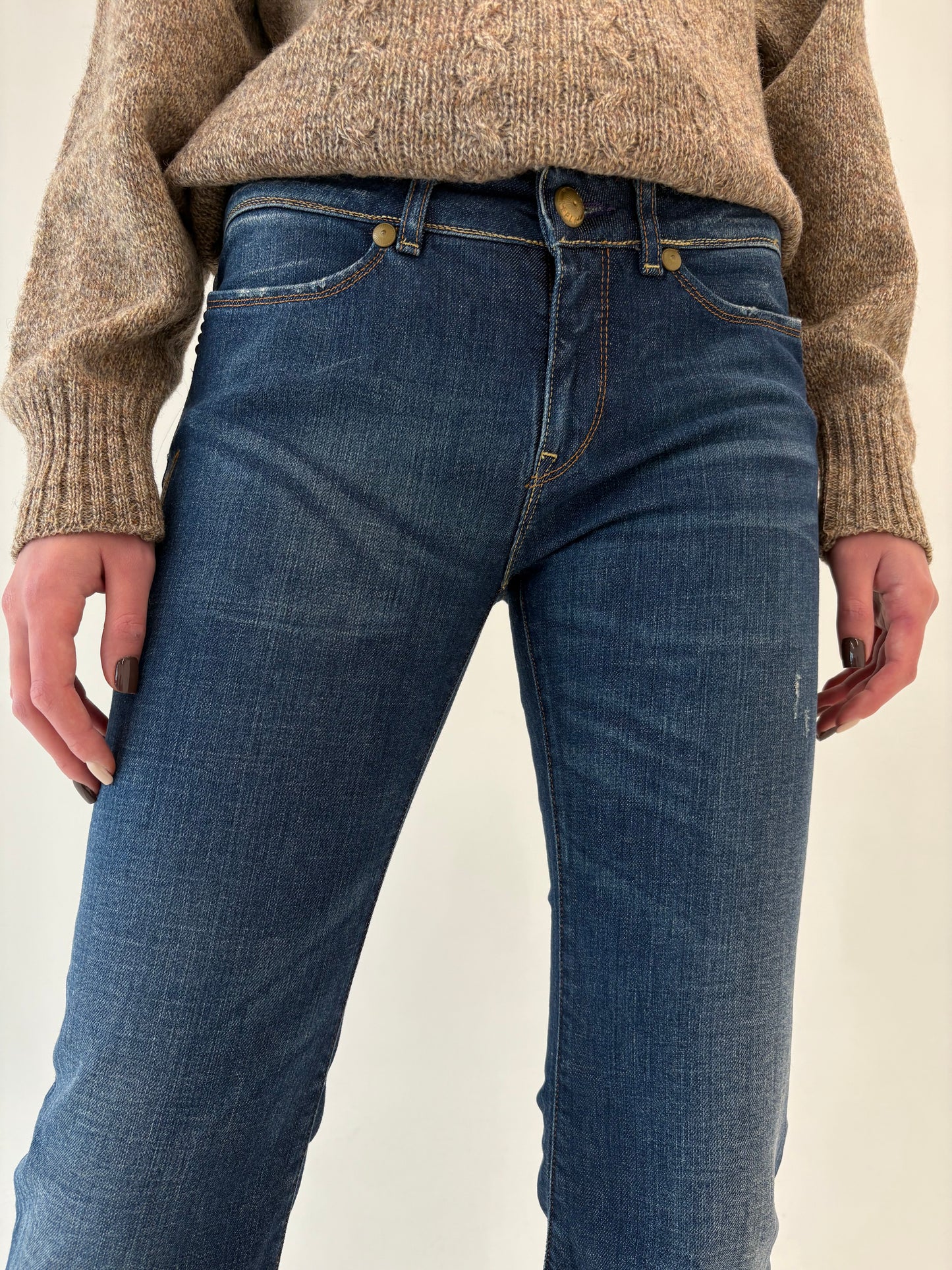 Jeans de brand luxury Replay în croi super actual classic wash