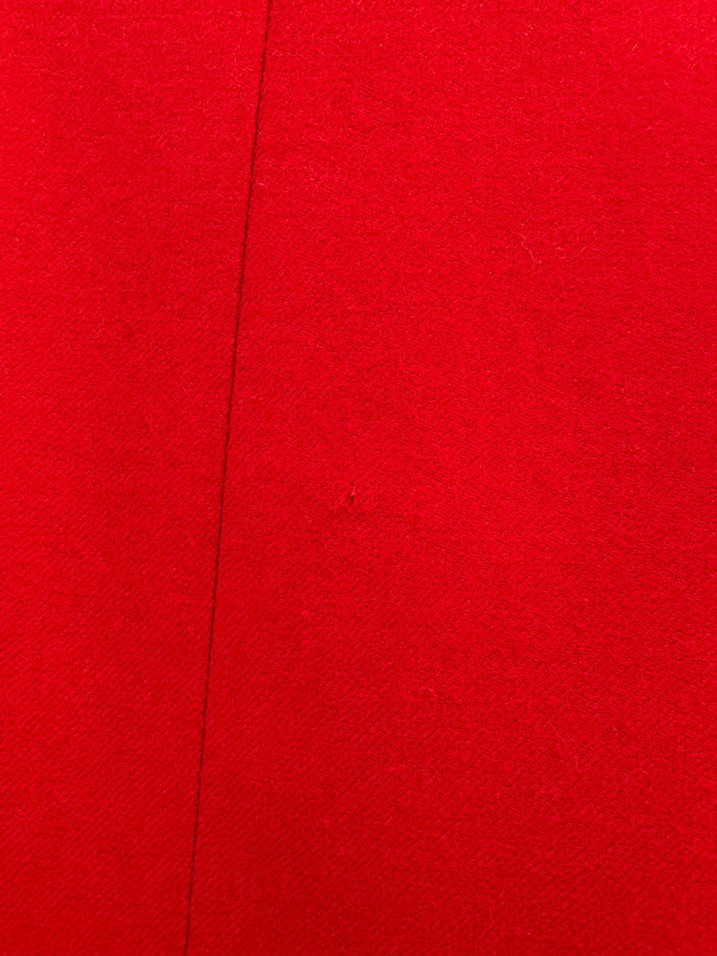 Sacou vintage cherry red din lana pura extrafina virgină certificată