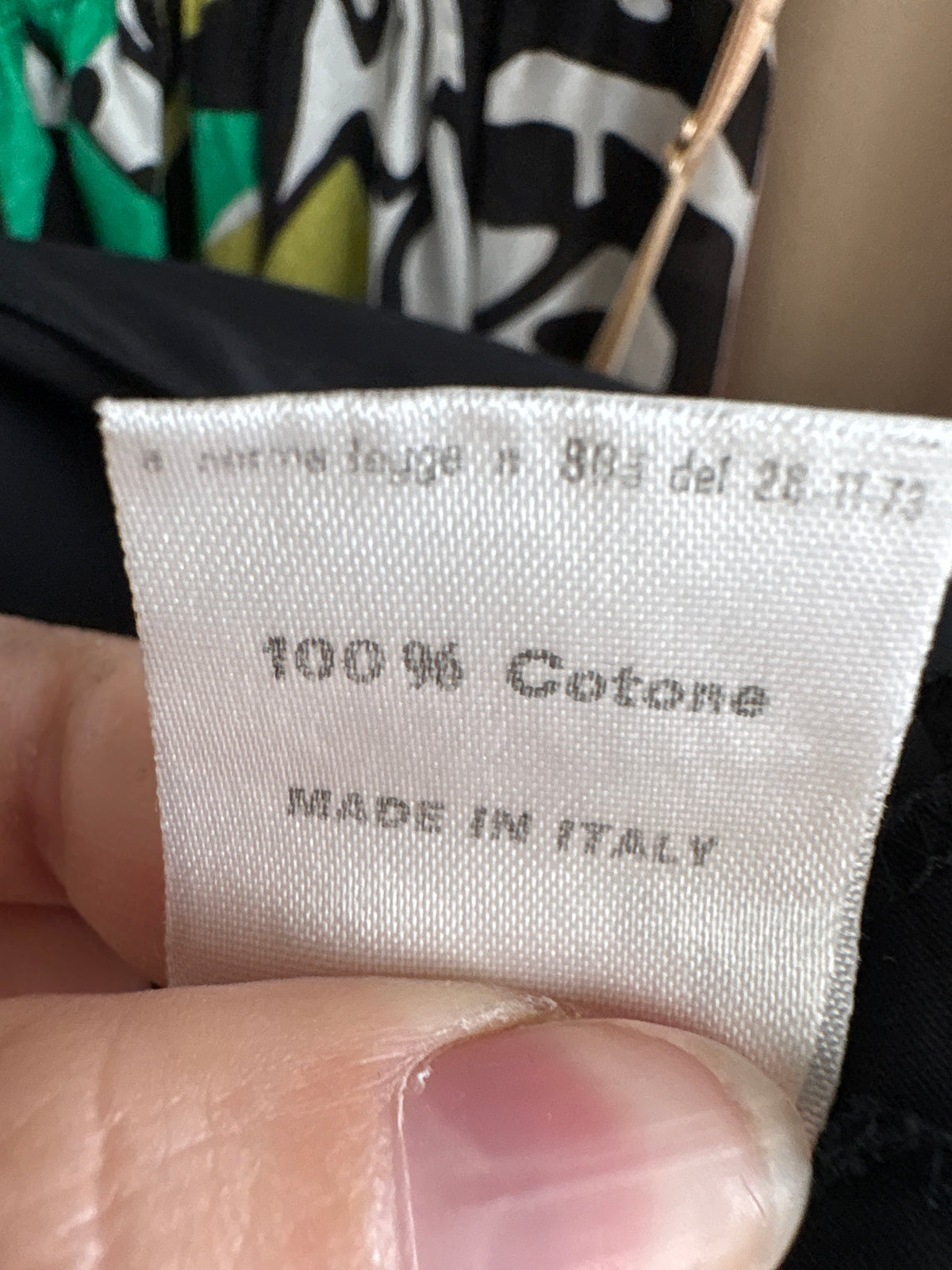 Rochie vintage italiană maxi cu buline în croi de ani 50 din bumbac premium