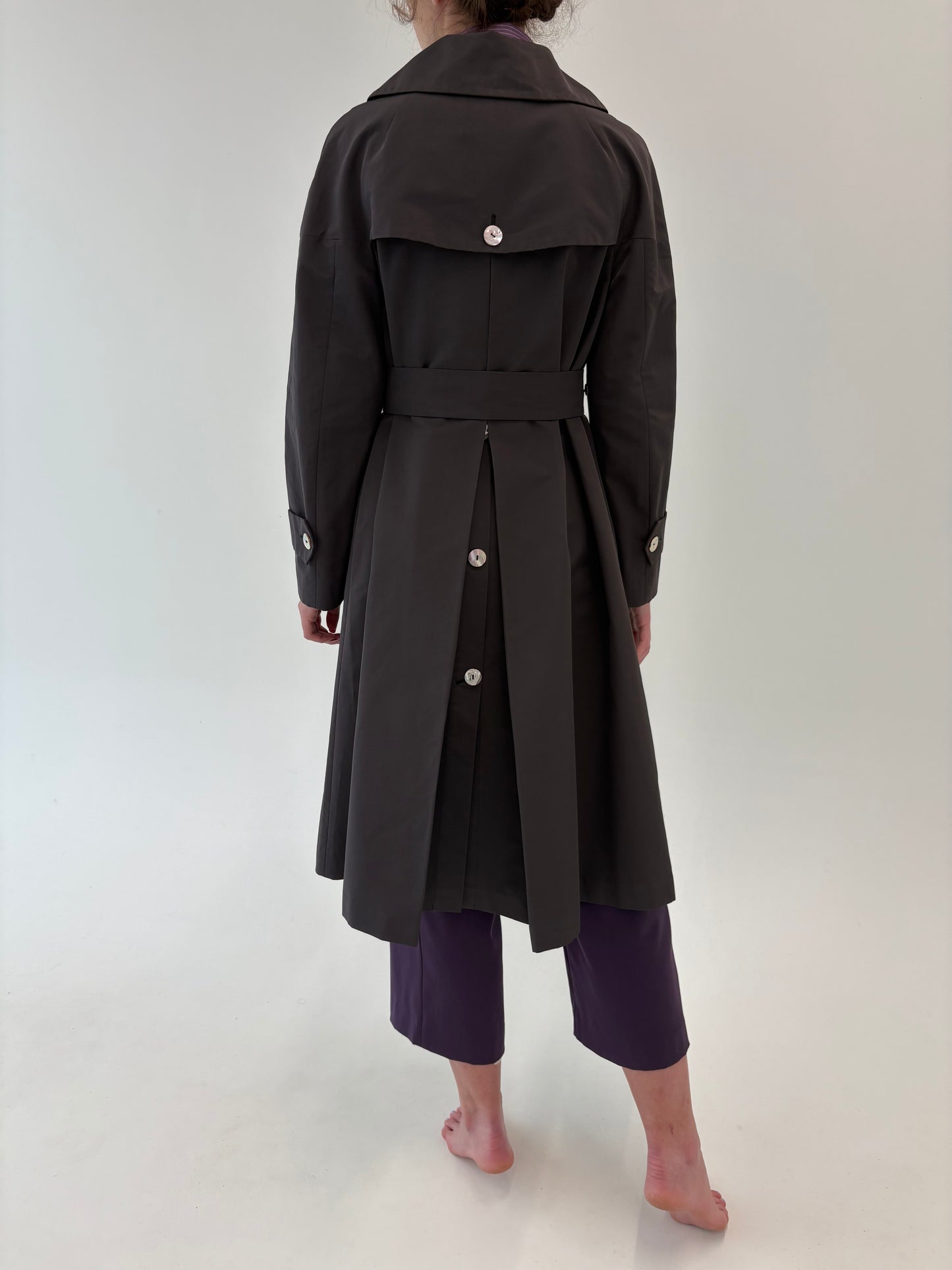 Trench ultra luxury Max Mara testa di Moro impermeabil