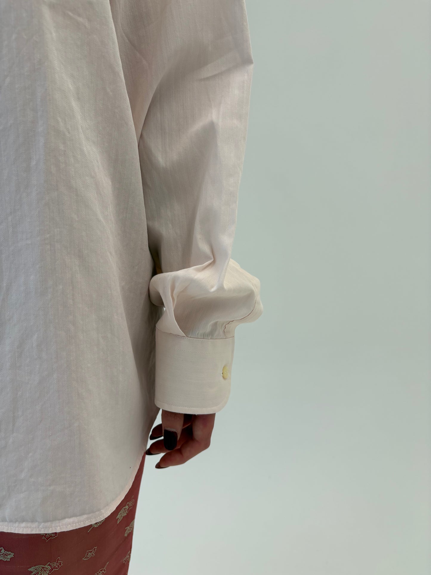 Cămașa luxury Feraud powder Pink din poplin texturat plin