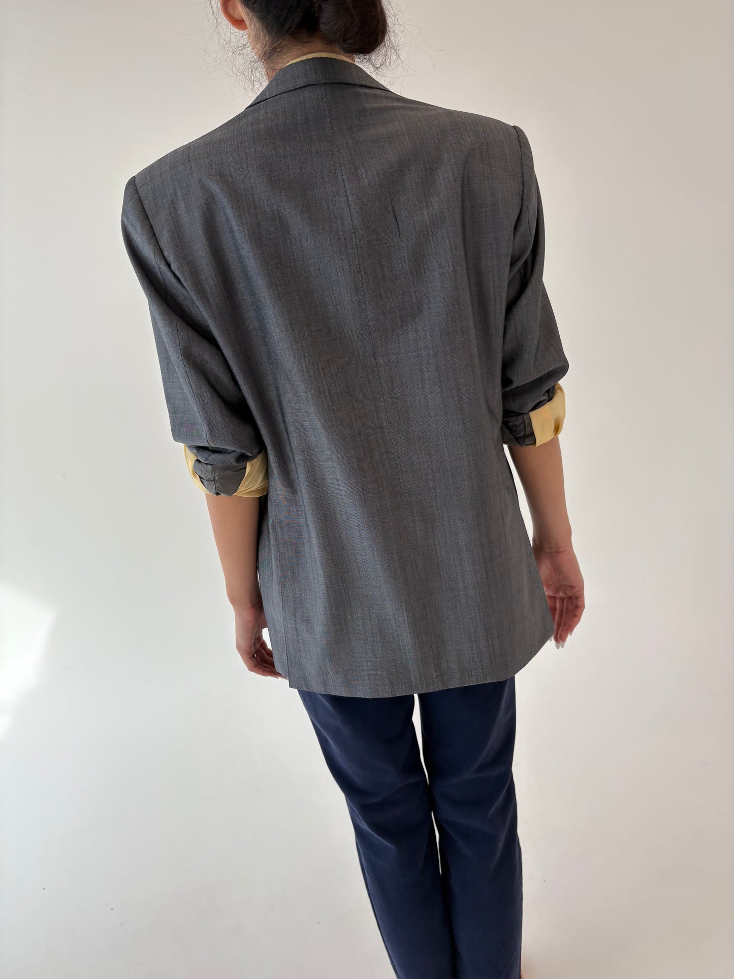 Sacou ultra luxury Loro Piana din lana extrafina tasmaniana super 120’s