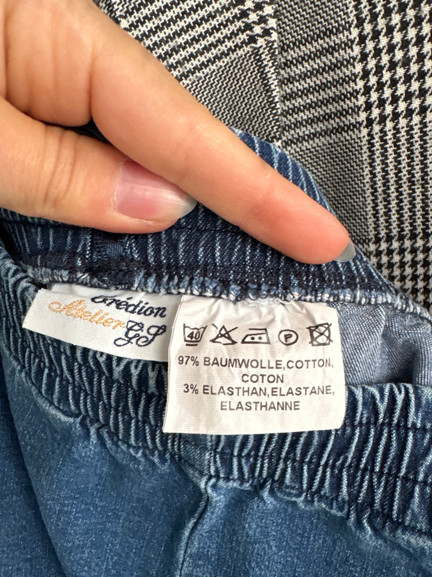 Jeans vintage ultra confort modelator classic wash cu talie mai generoasă