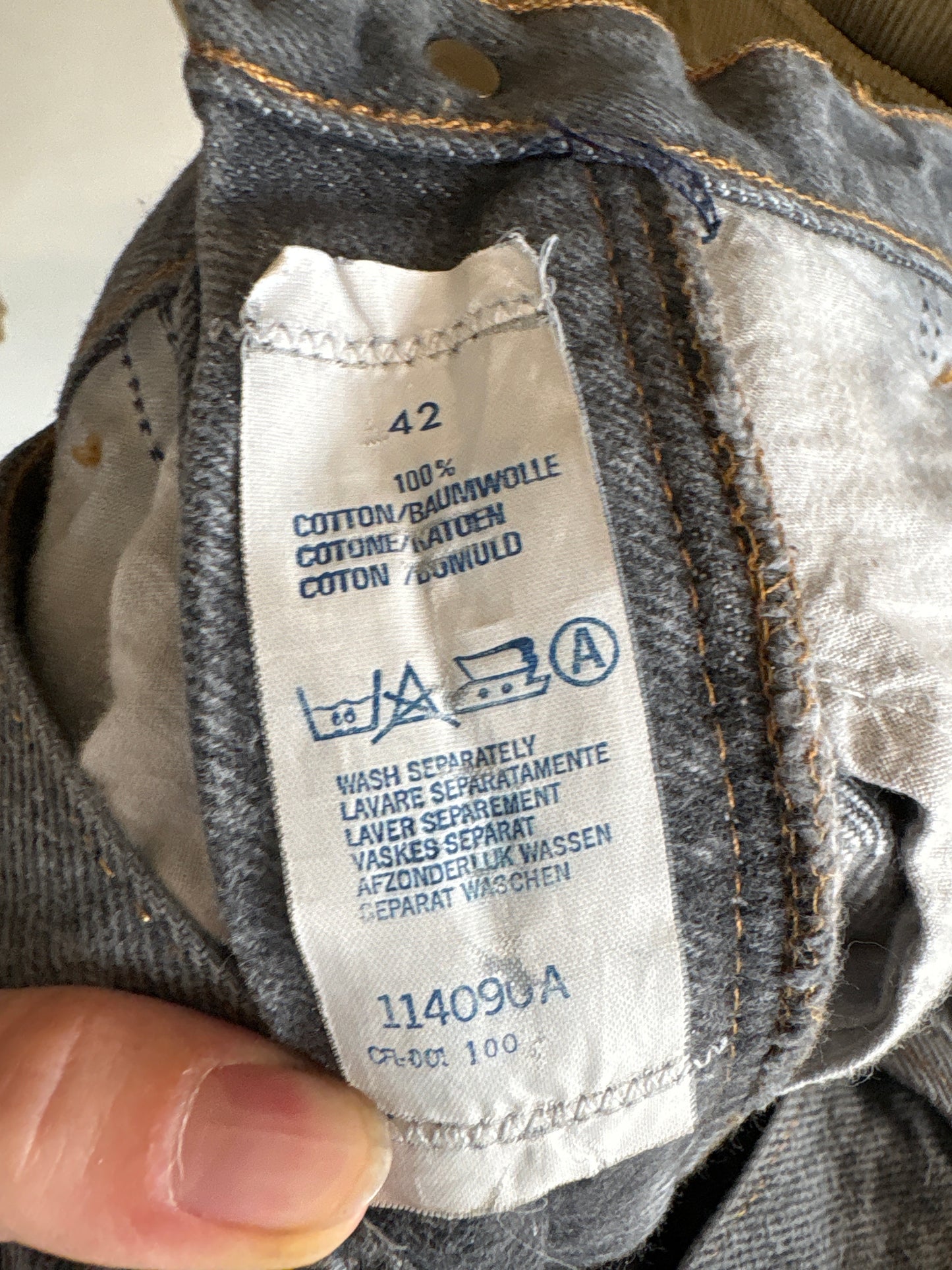 Jeans vinatge cu talie ultra înaltă mom fit