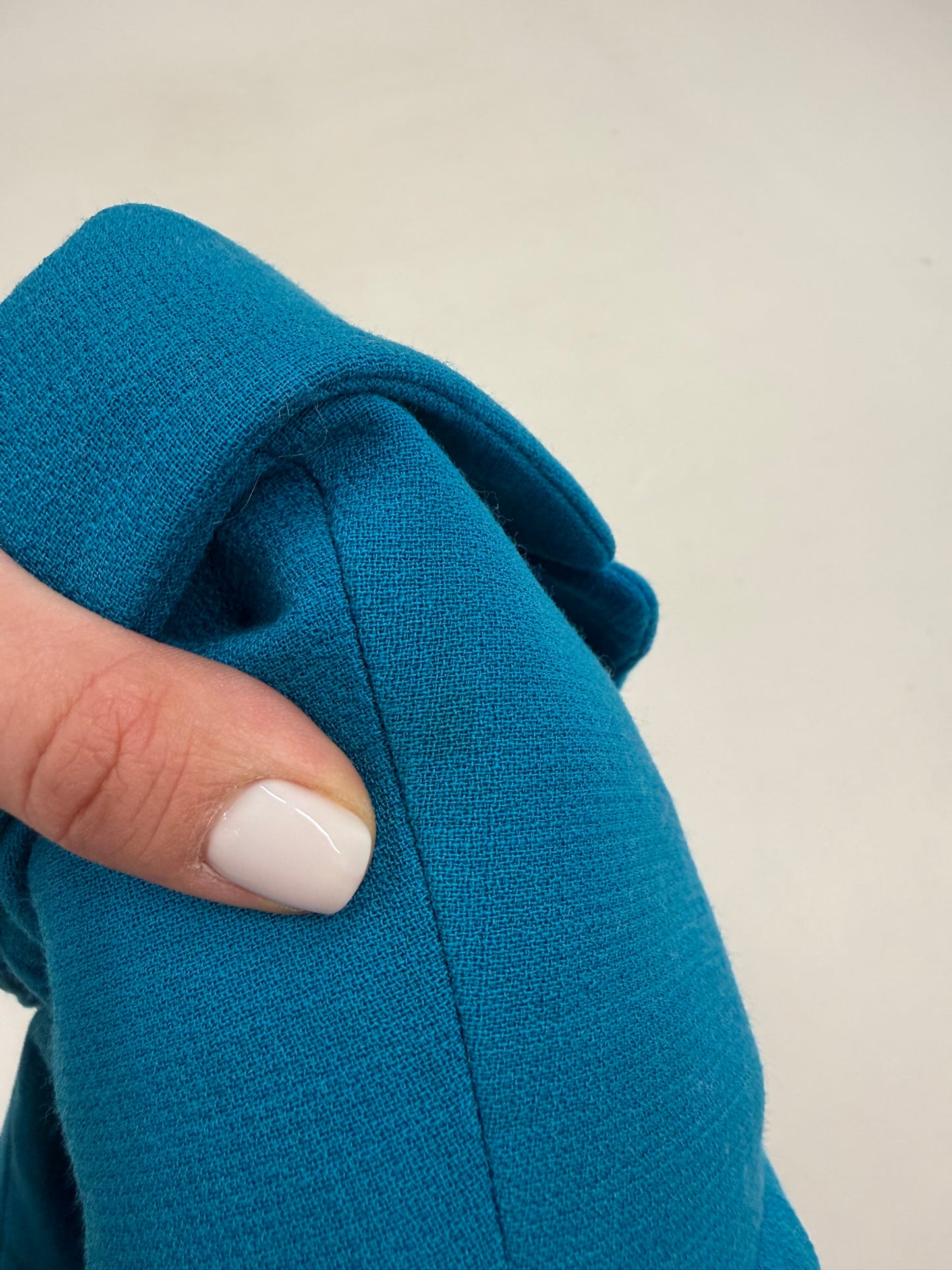 Costum vintage italian din lana worsted excepțională cu sacou cambrat