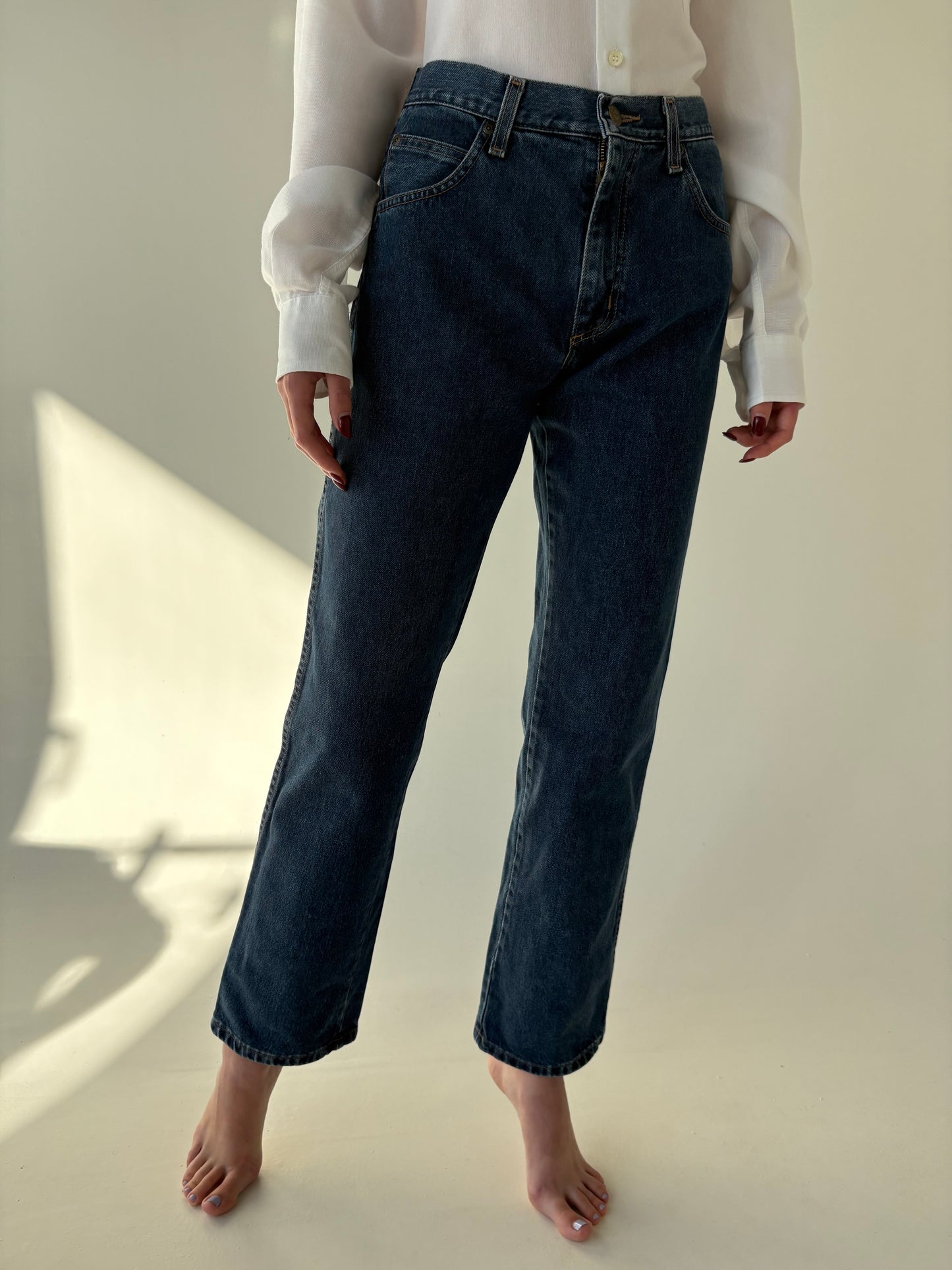 Jeans vintage de brand premium dark wash