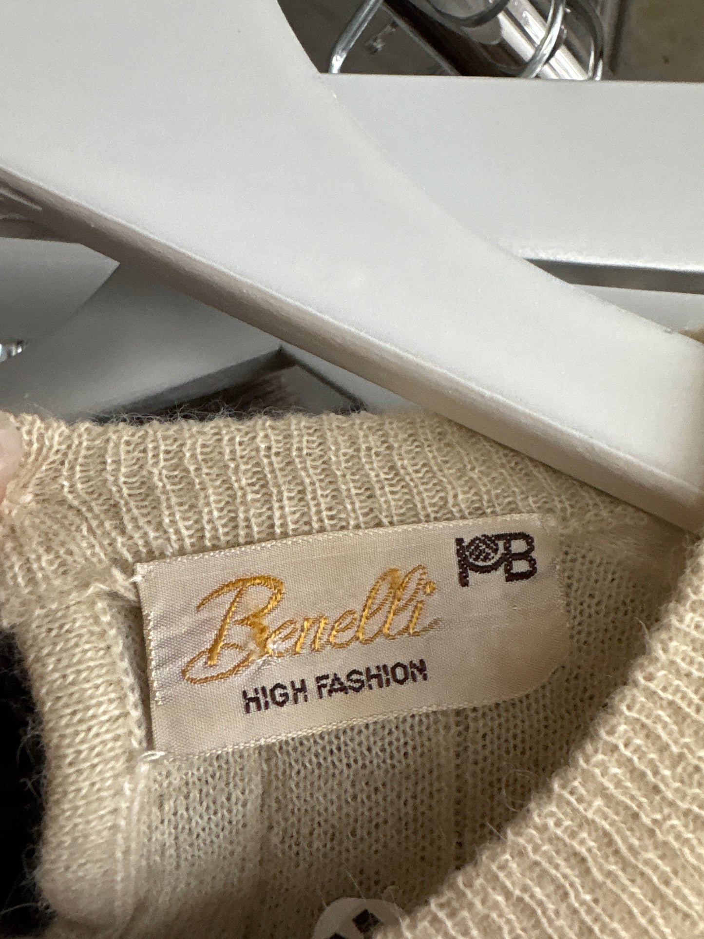 Pulover vintage italian high end din baby mohair