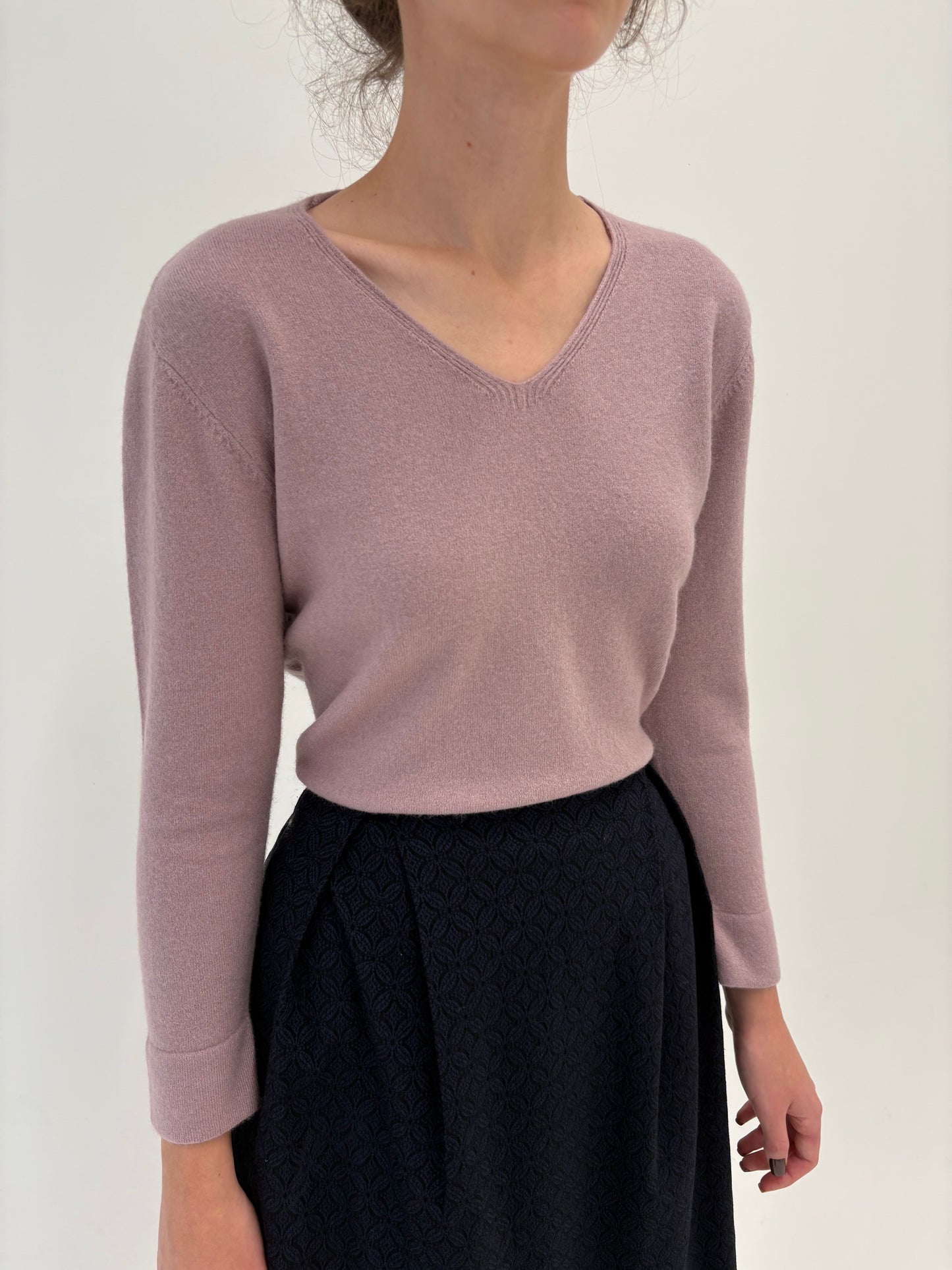 Pulover de brand luxury plus size Elena Miro dusty pink