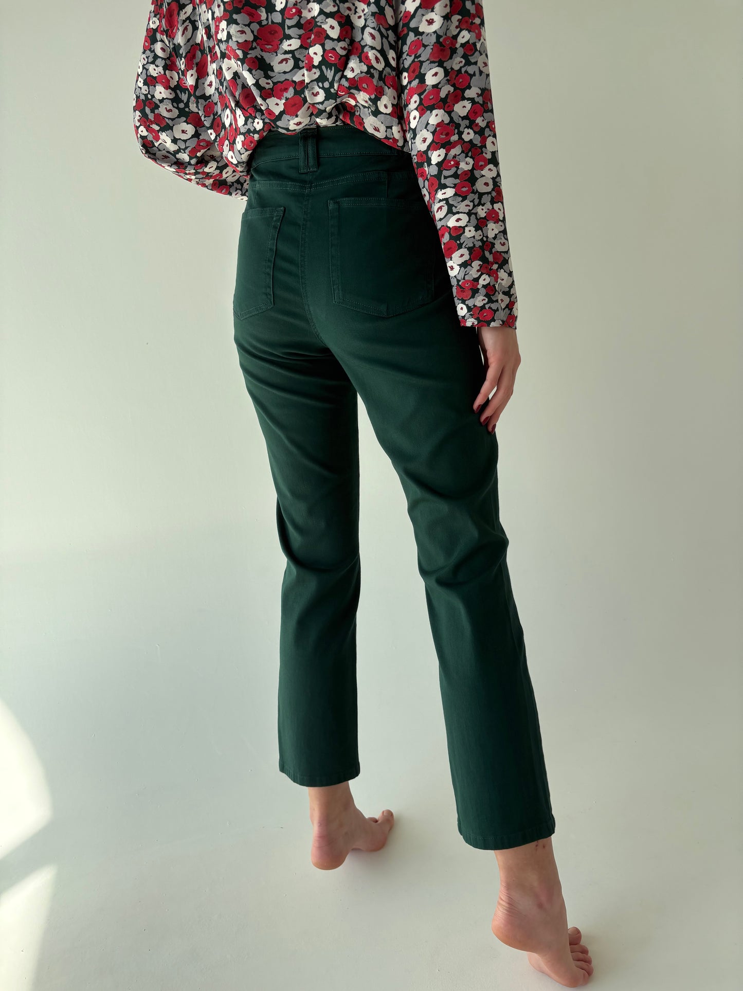 Jeans confort modelatori forest green