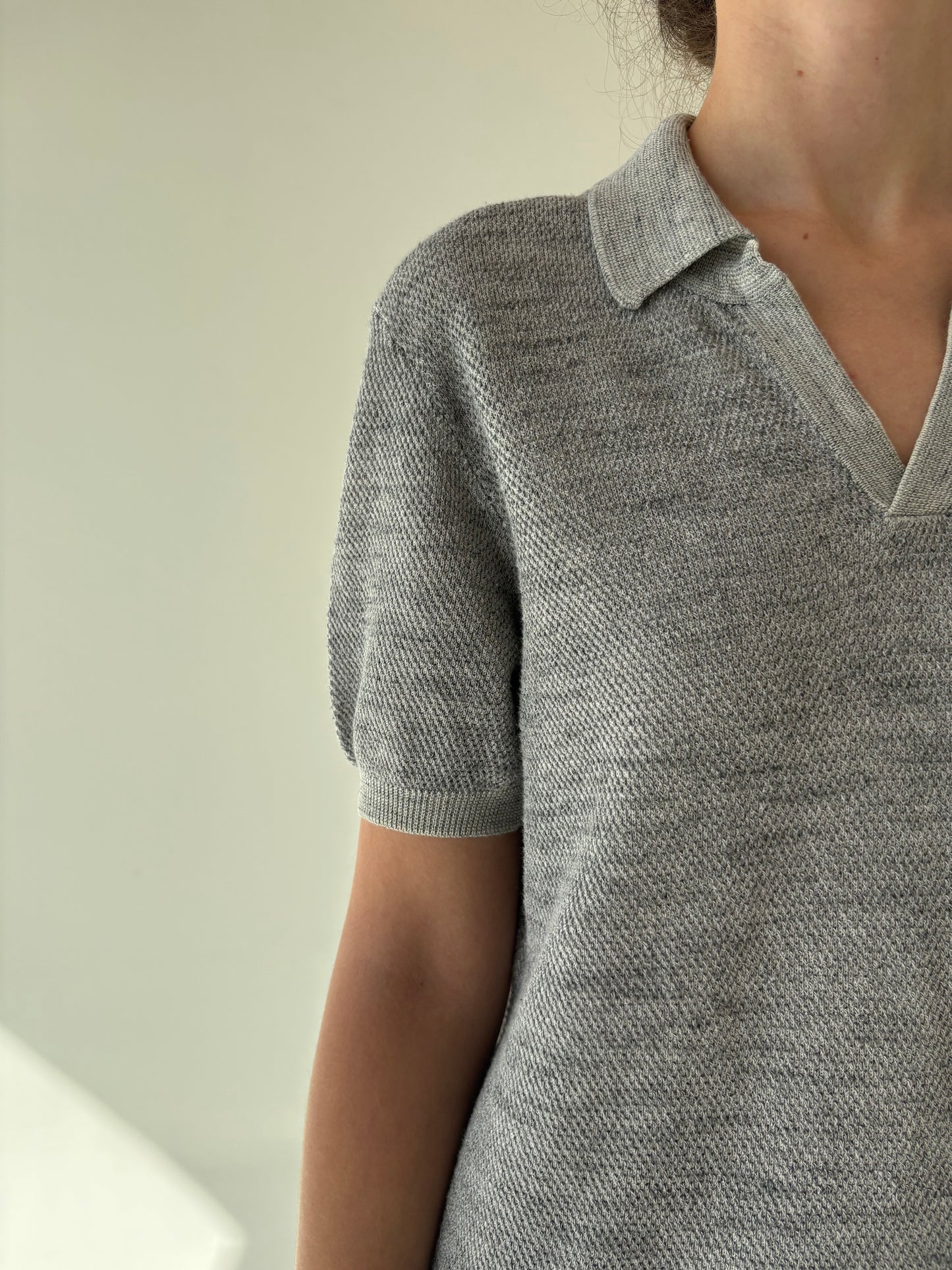 Top luxury polo Falconeri din jerse excepțional