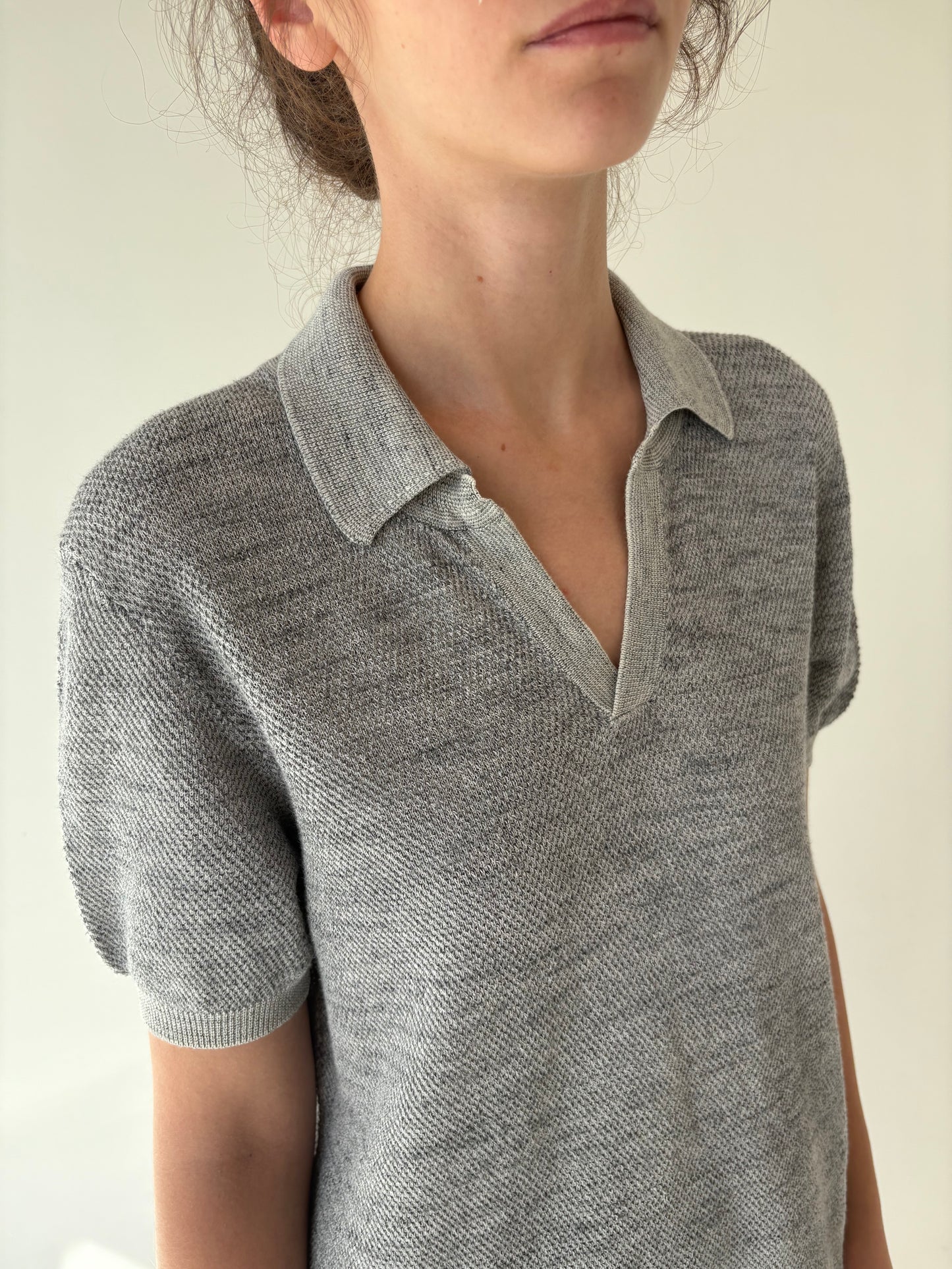 Top luxury polo Falconeri din jerse excepțional