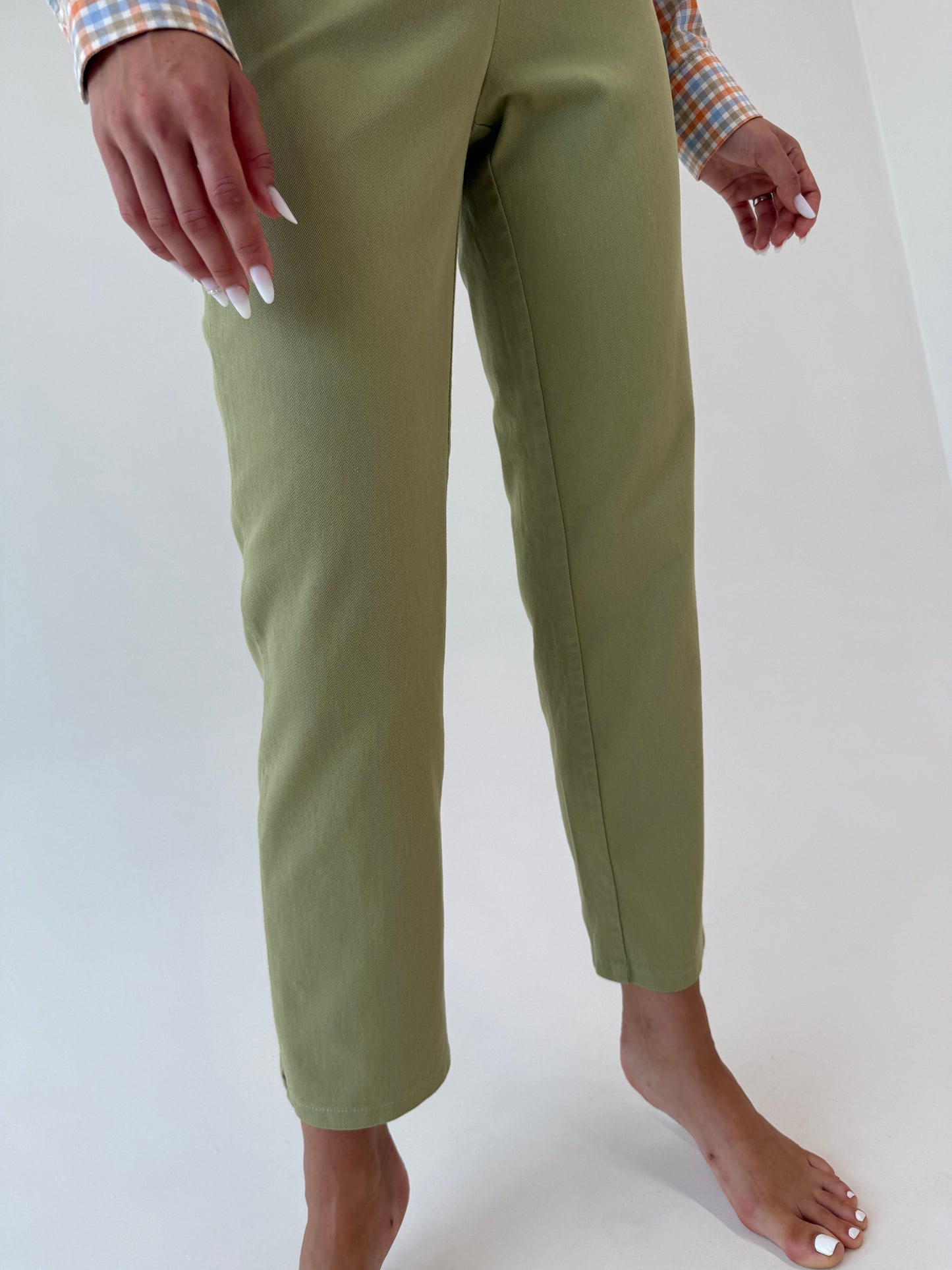 Jeans vintage ultra confort seaweed green modelatori
