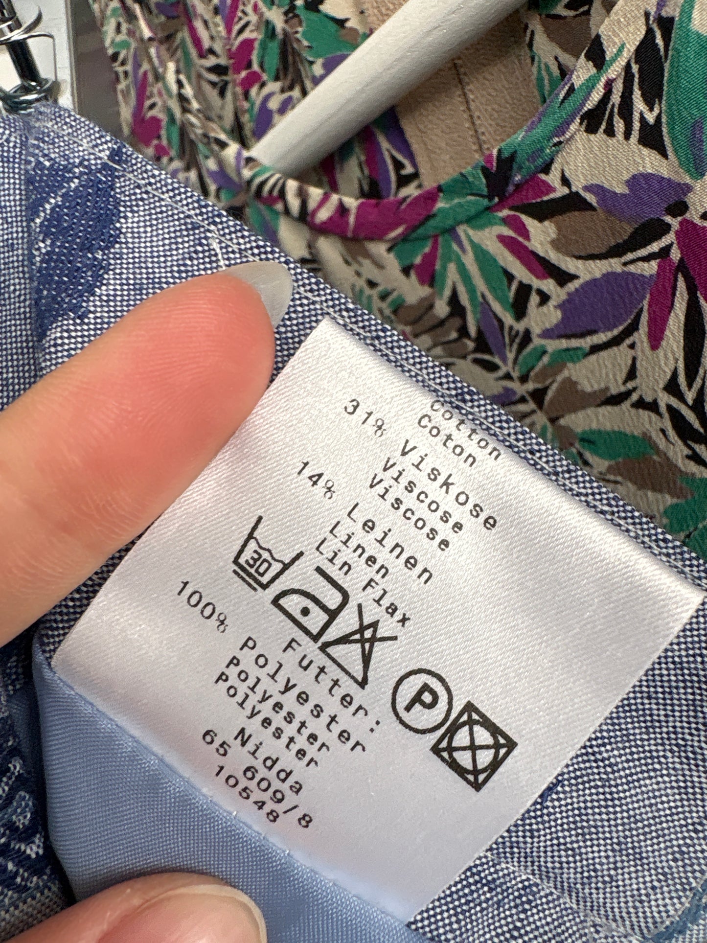 Fustă vintage din pânză excepțională jeans blue midi cu talie ultra înaltă
