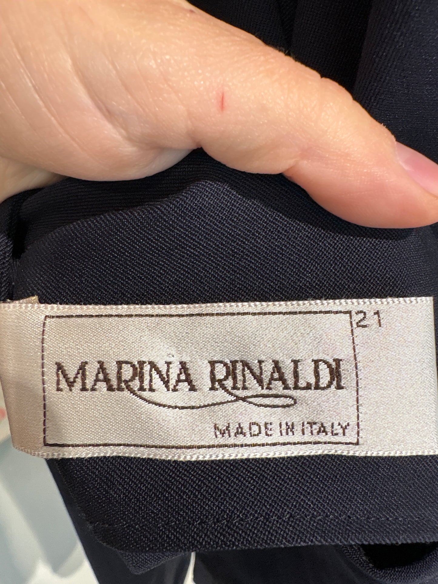 Pardesiu în stil Balenciaga de brand luxury plus size Marina Rinaldi din lana extrafina