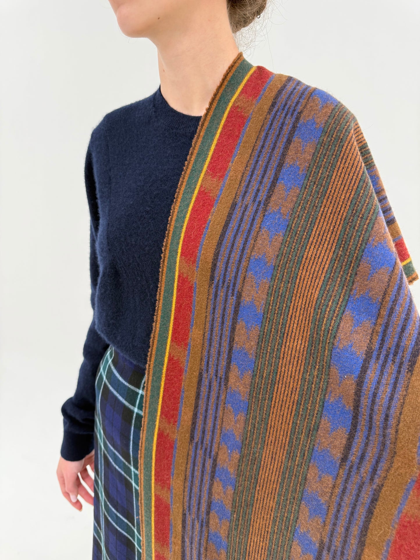 Fular luxury Missoni XXL din lana plină extrafina în culori superbe