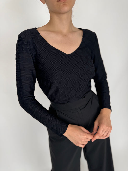 Bluză neagră Armani modelatoare
