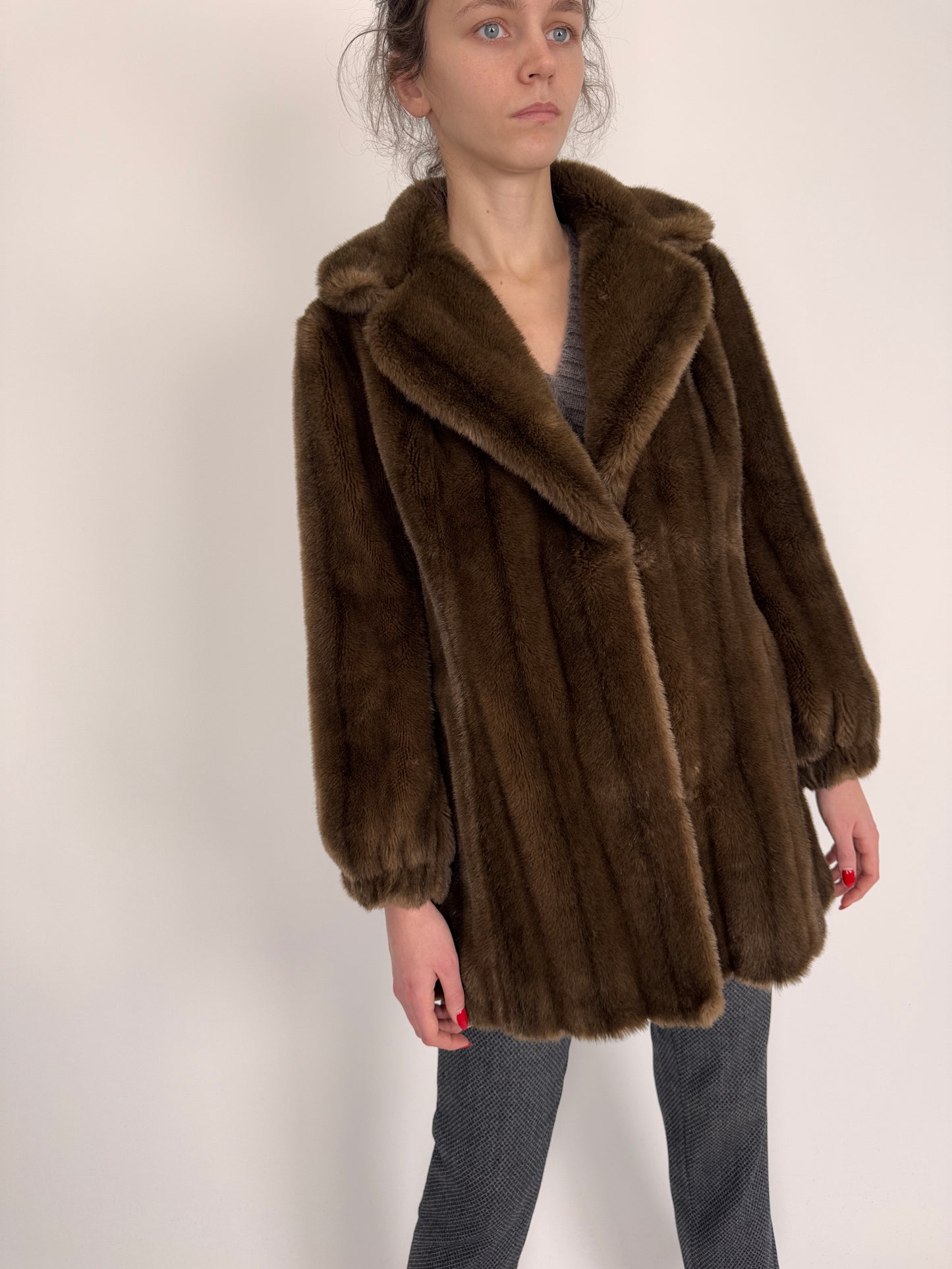 Teddy coat vintage premium franțuzesc