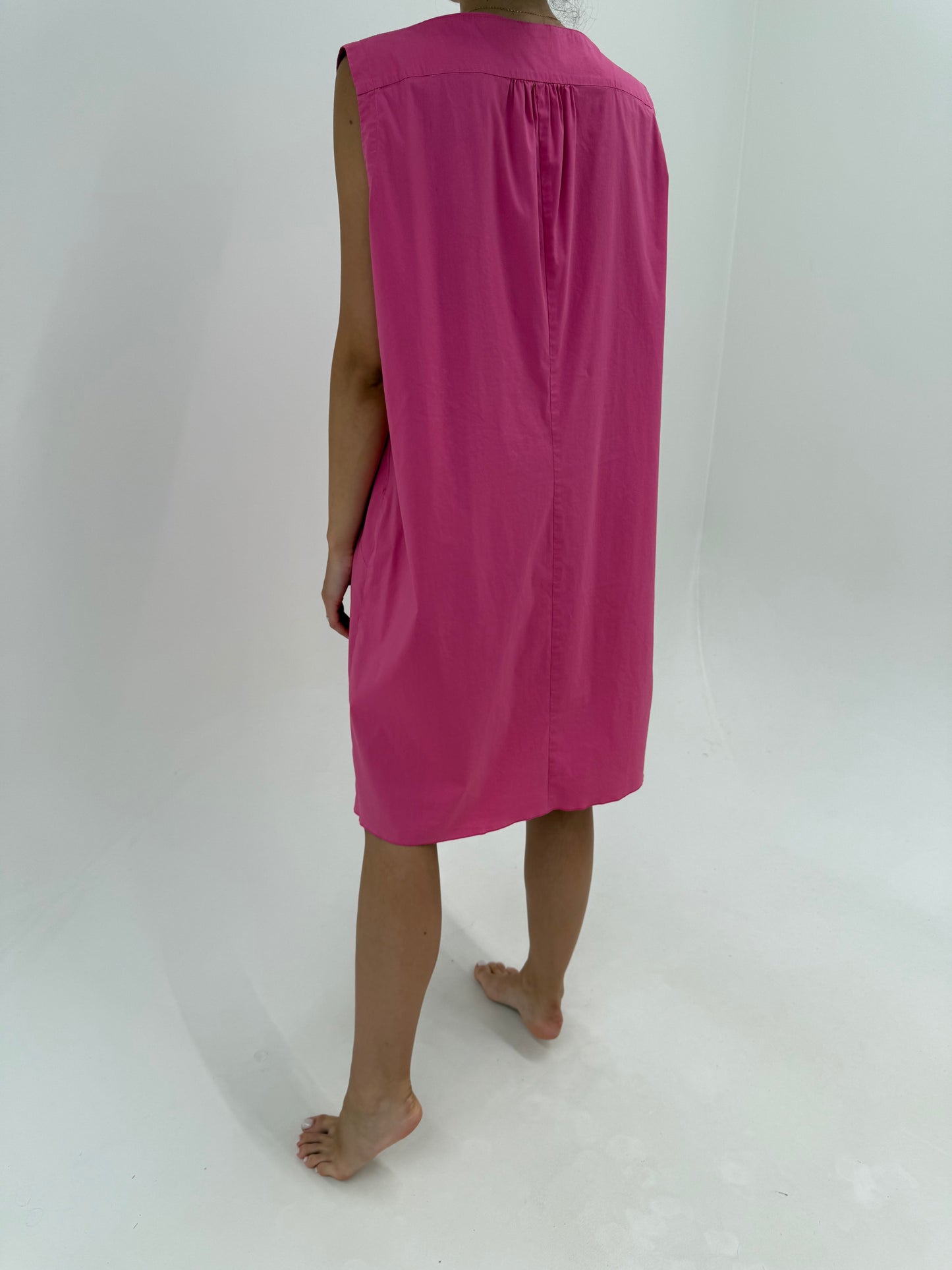 Rochie de brand luxury plus size Marina Rinaldi din poplin excepțional de bumbac