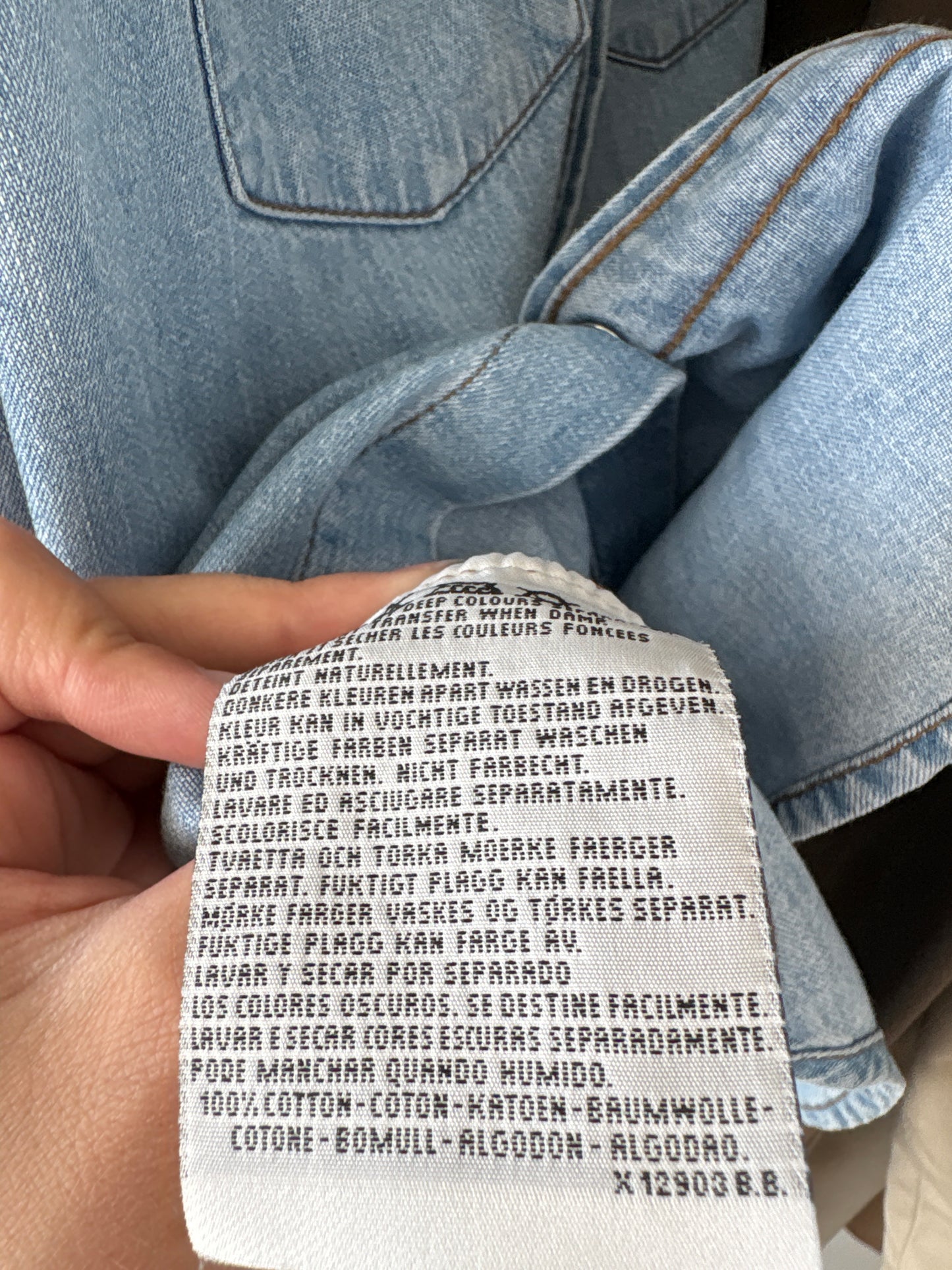 Cămașa vintage Levi’s din jeans moale