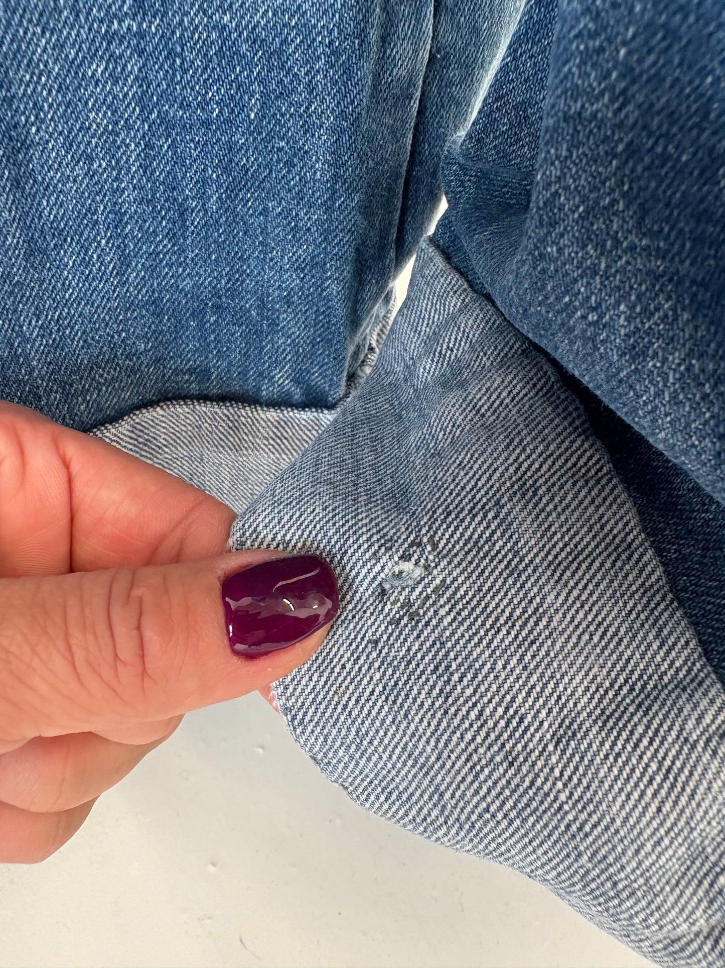 Jeans vintage tall evazați cu talie ultra înaltă classic wash