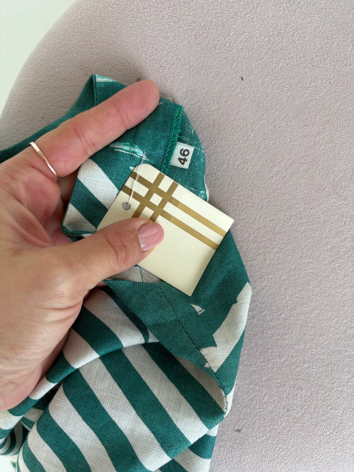 Rochie premium italiană nouă cu etichetă din in 100%