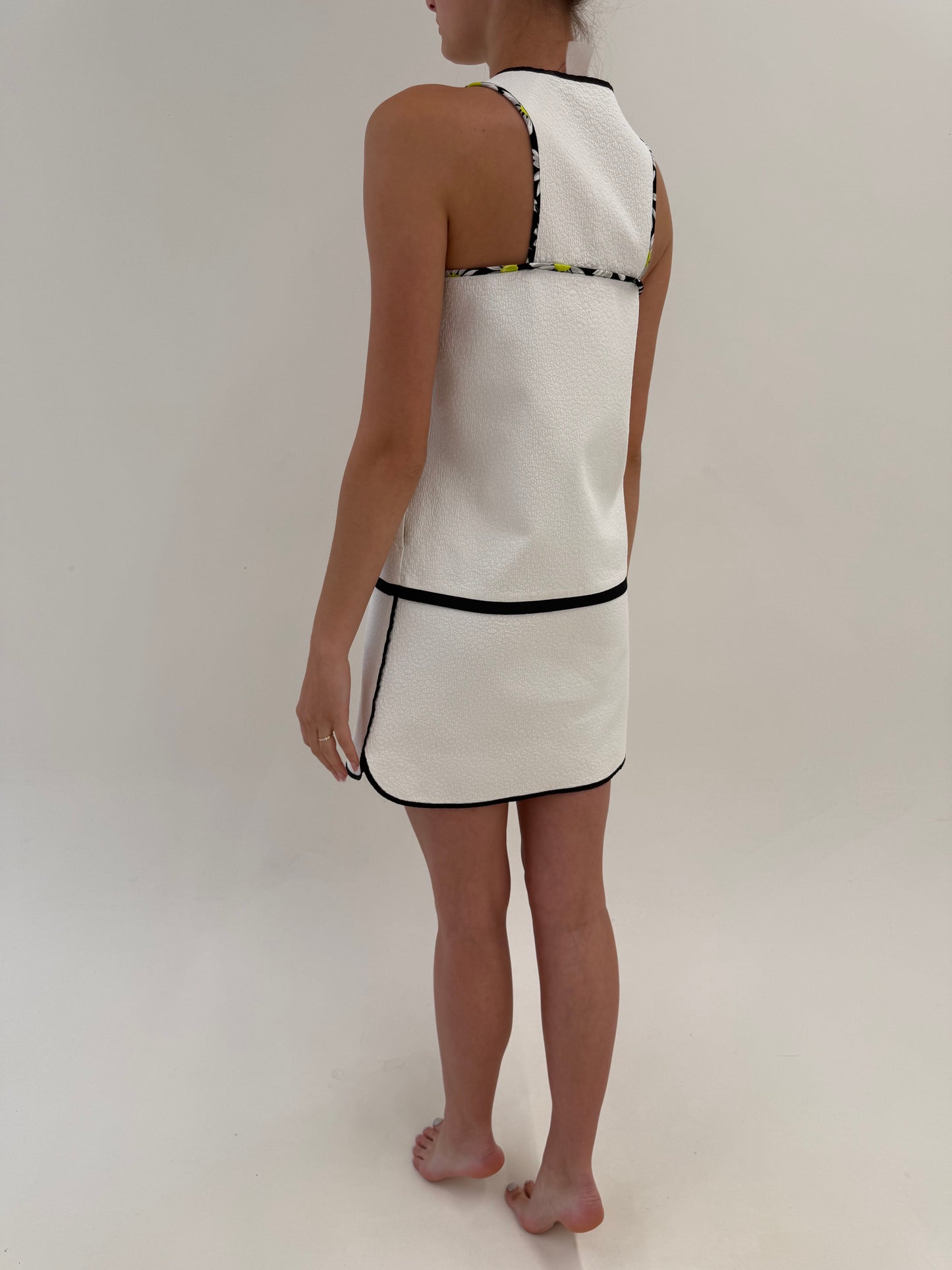 Rochie ultra chic Gama Max Mara cu influențe casual din pânză structurată