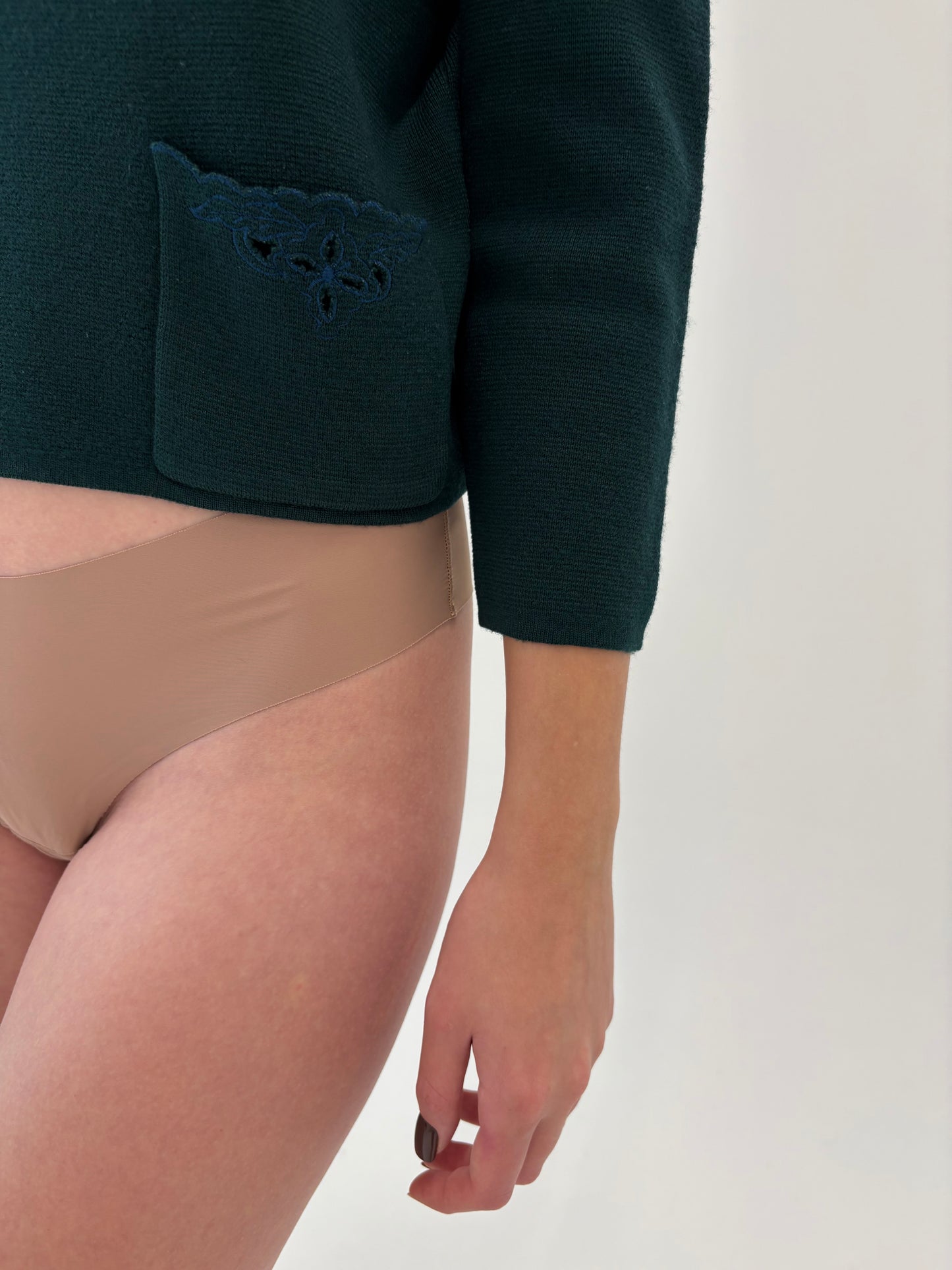 Maleta petite din lana merino extrafina de gramaj mare