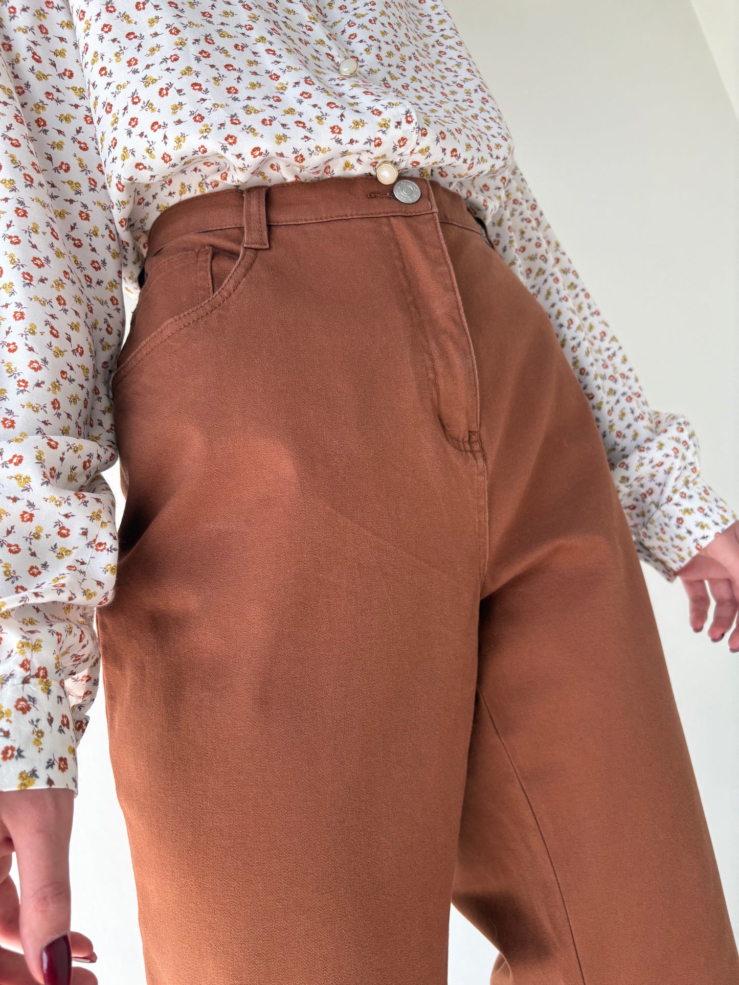 Jeans petite vintage premium modelator chestnut brown
