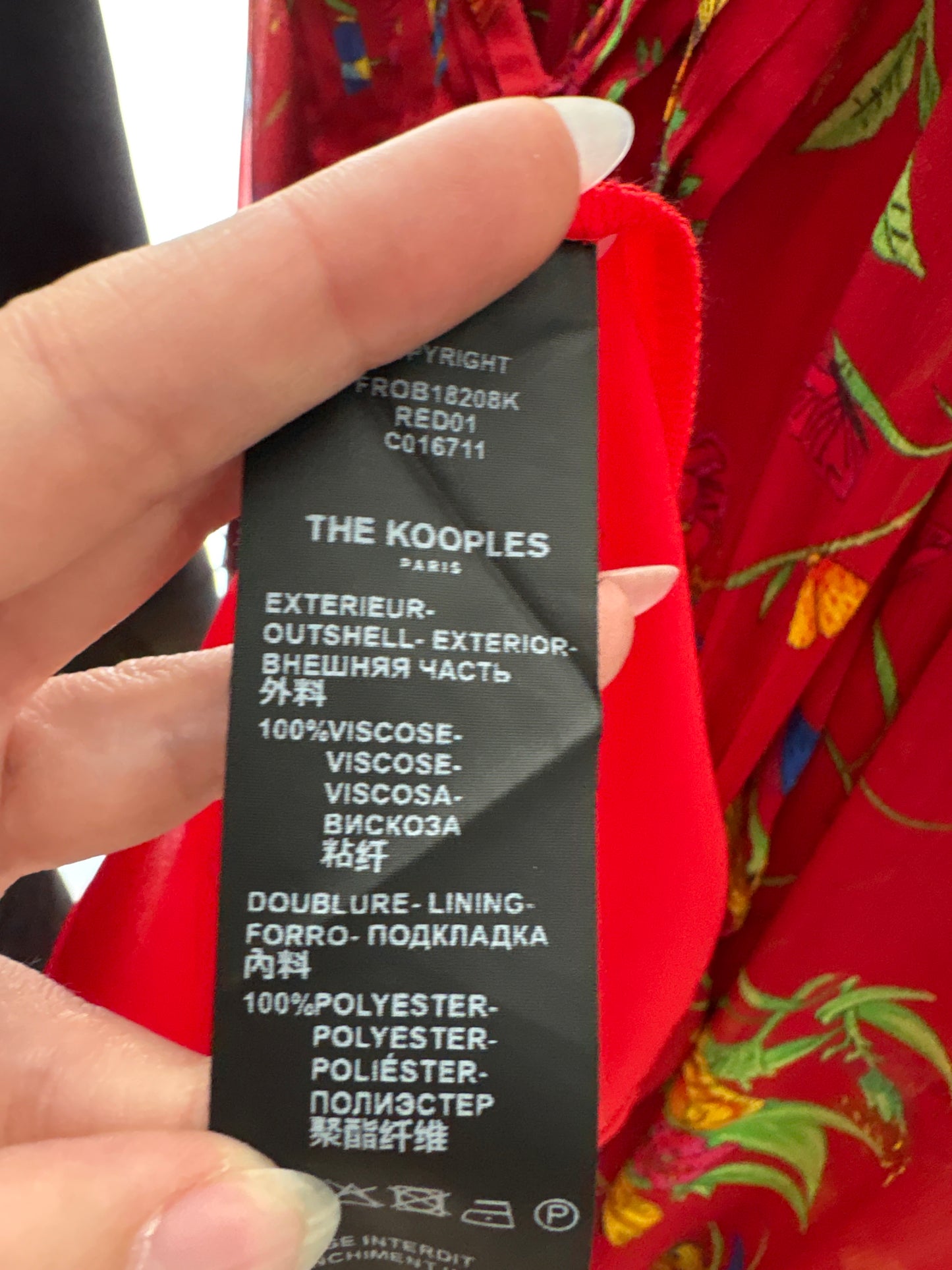 Rochie boho de brand luxury The Kooples super vaporoasă de la zi la seară
