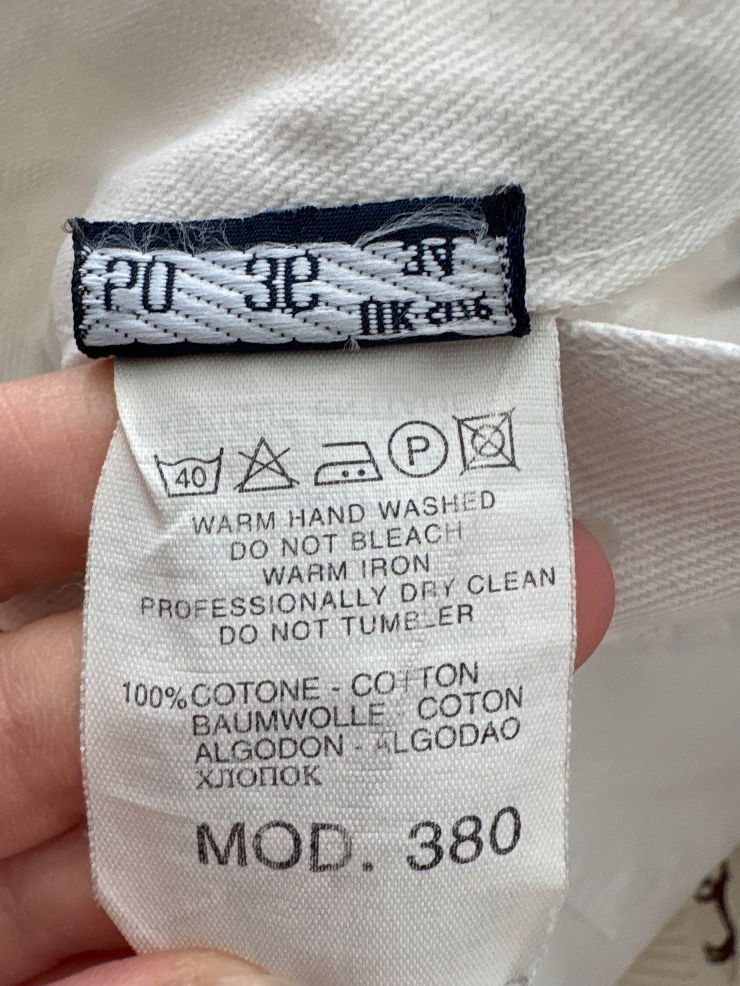 Pantaloni mom fit luxury Trussardi din bumbac ușor structurat