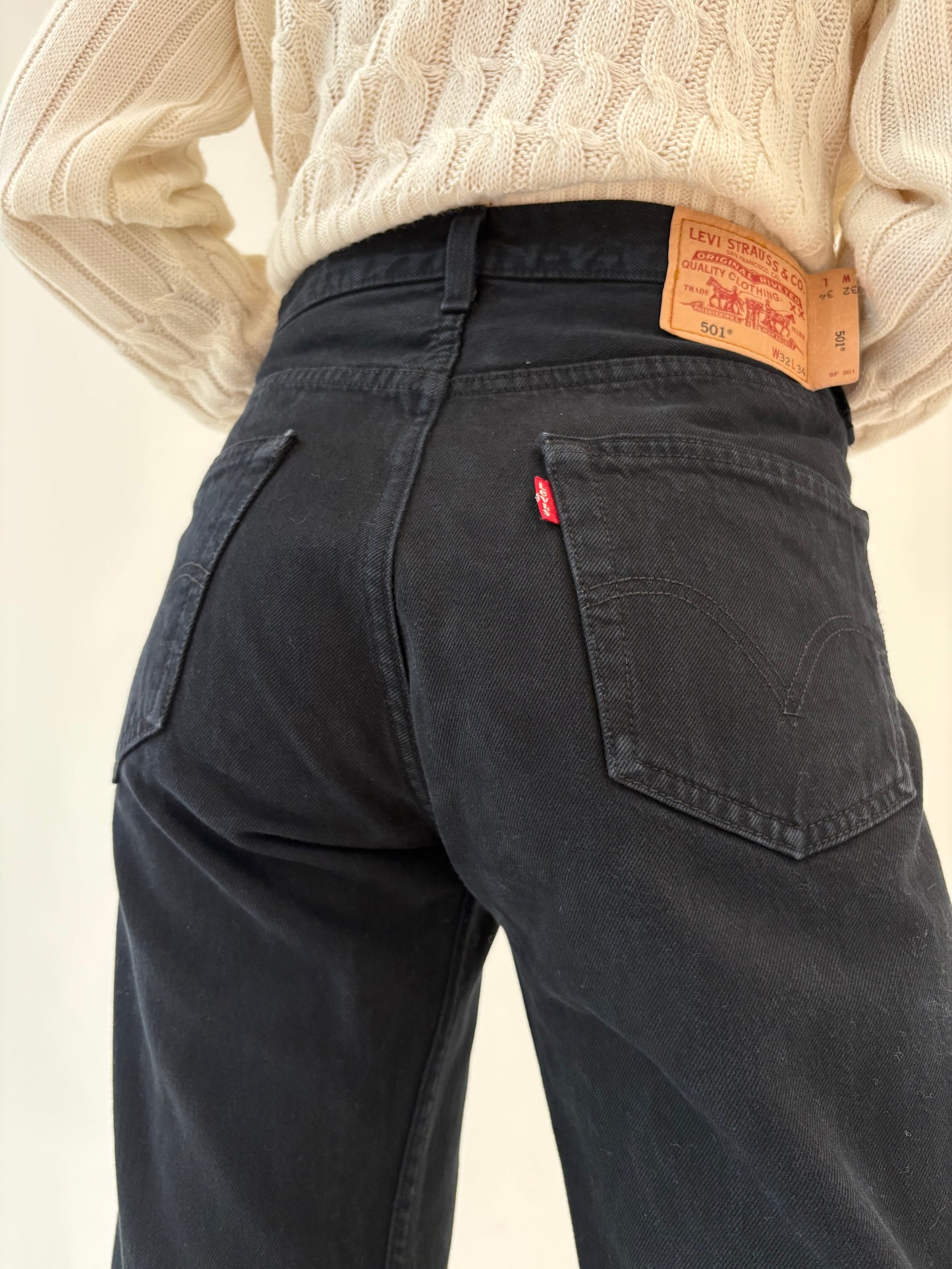 Jeans Levi’s tall 501 negru