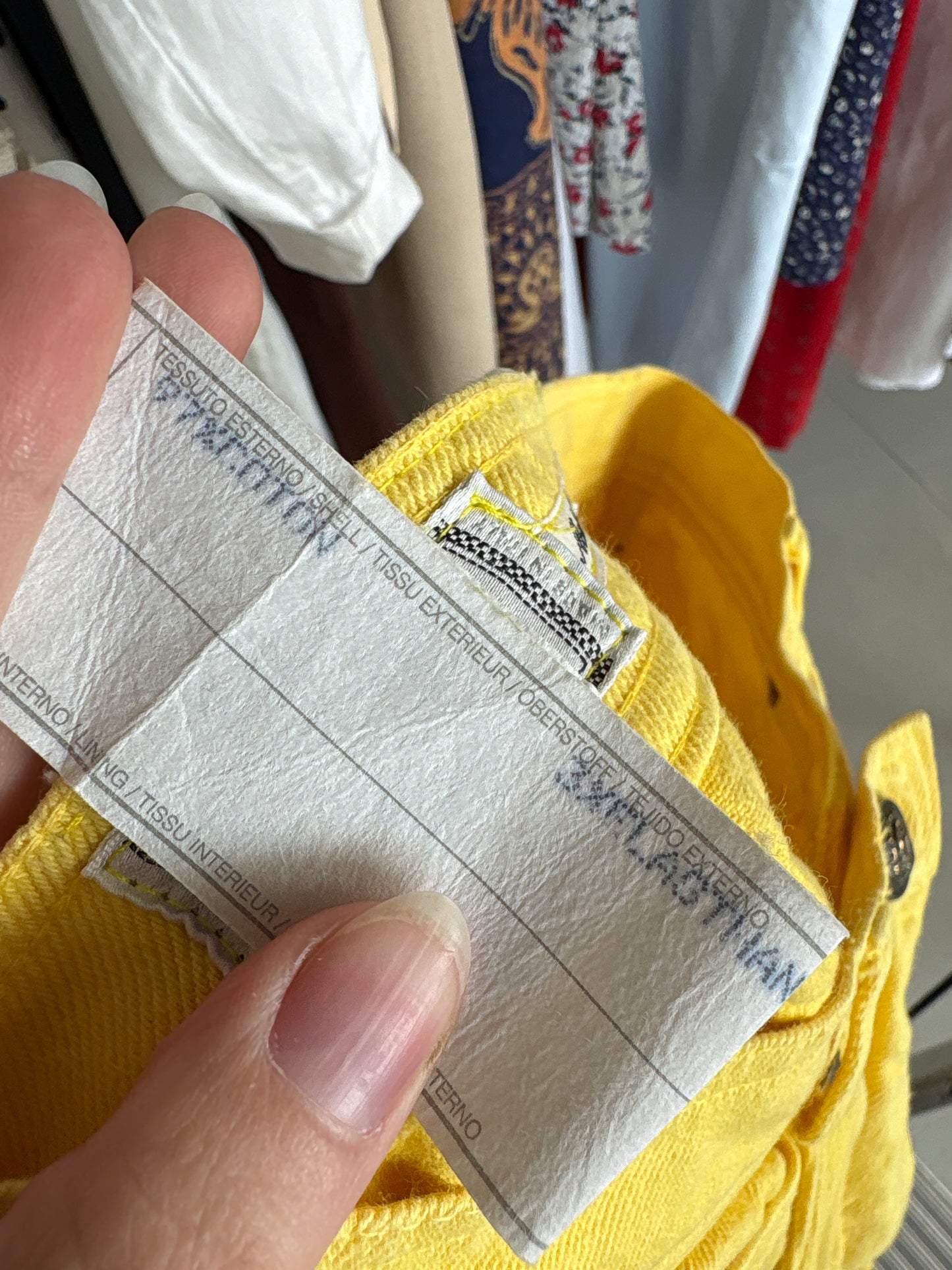 Pantaloni vintage Versace cu talie înaltă și influențe casual din bumbac