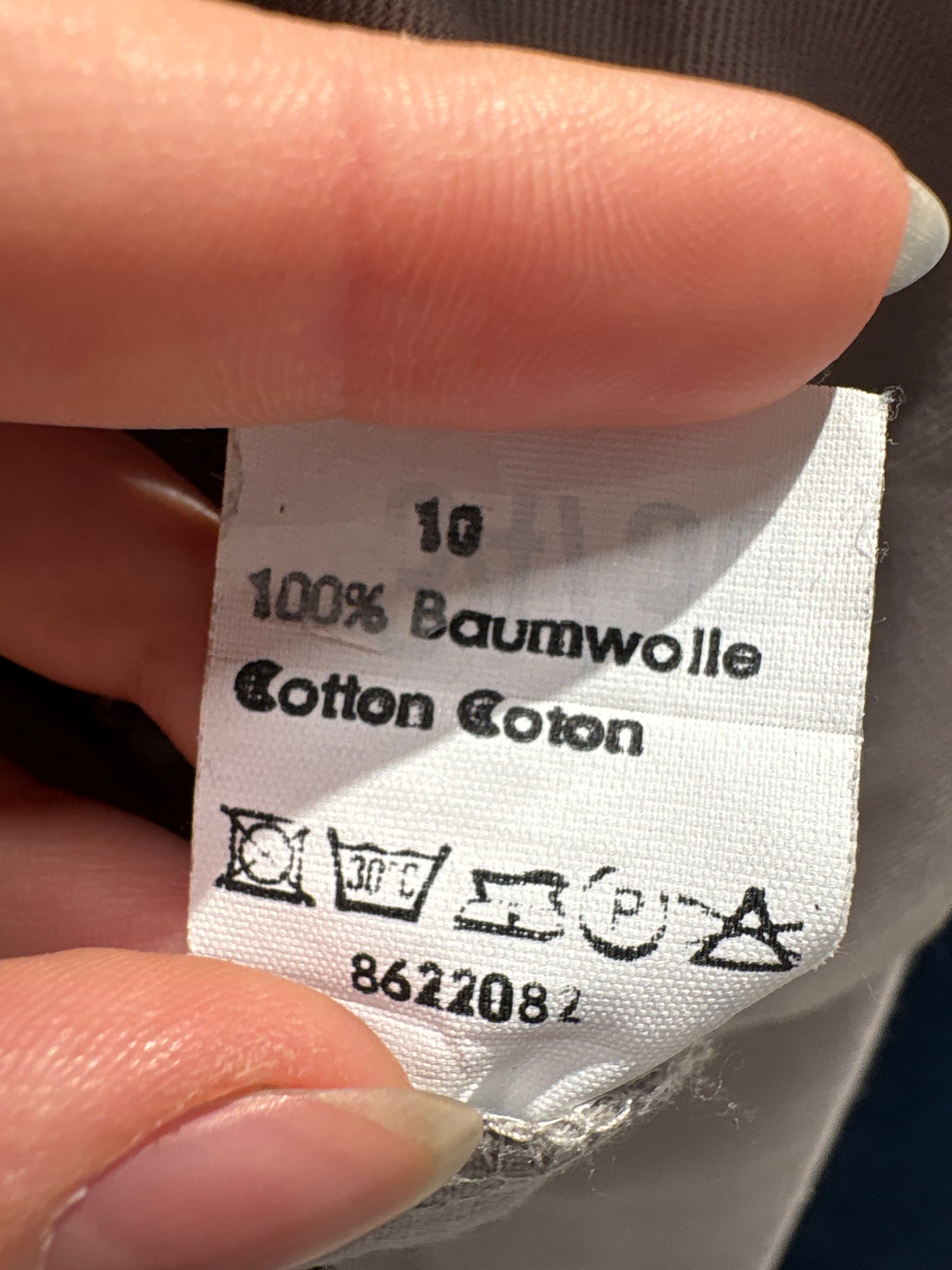 Sacou cambrat warm gray din twill de bumbac cu talie elastică la spate