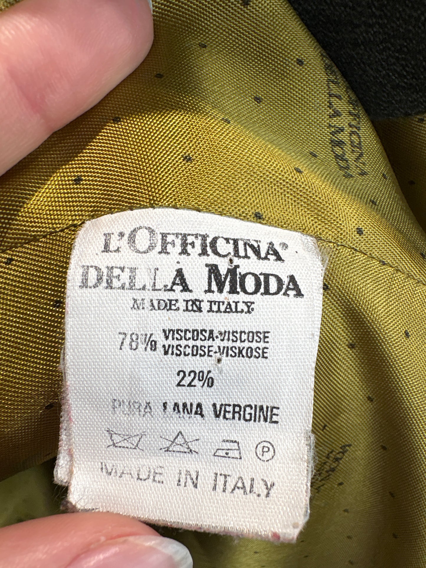 Sacou ultra cambrat italian cu efect de peplum din stofita lightweight