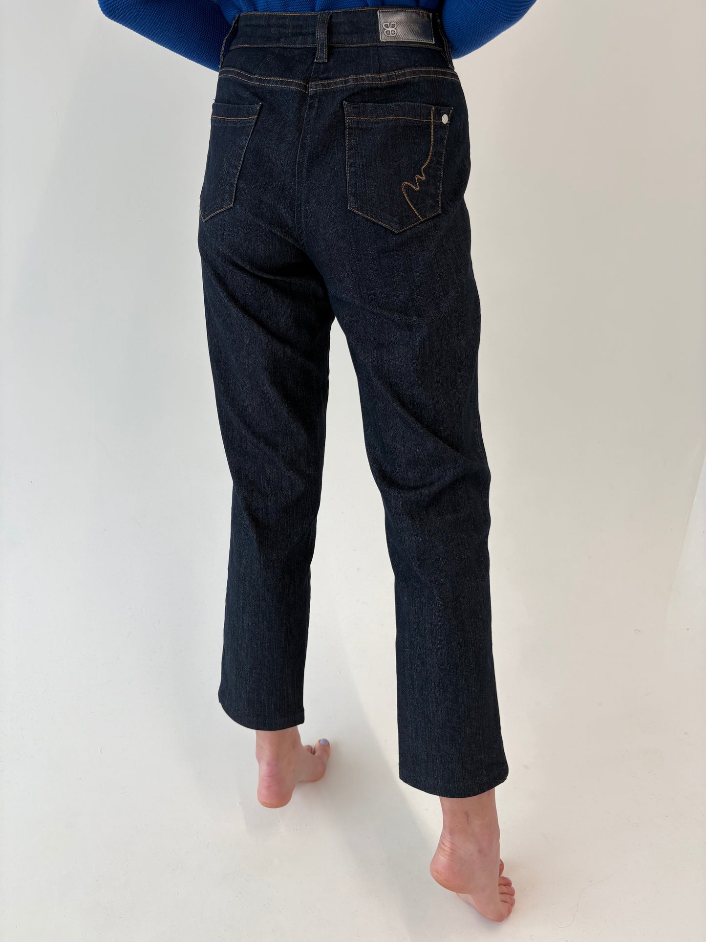 Jeans business modelator de brand super premium fără efect de prespalare