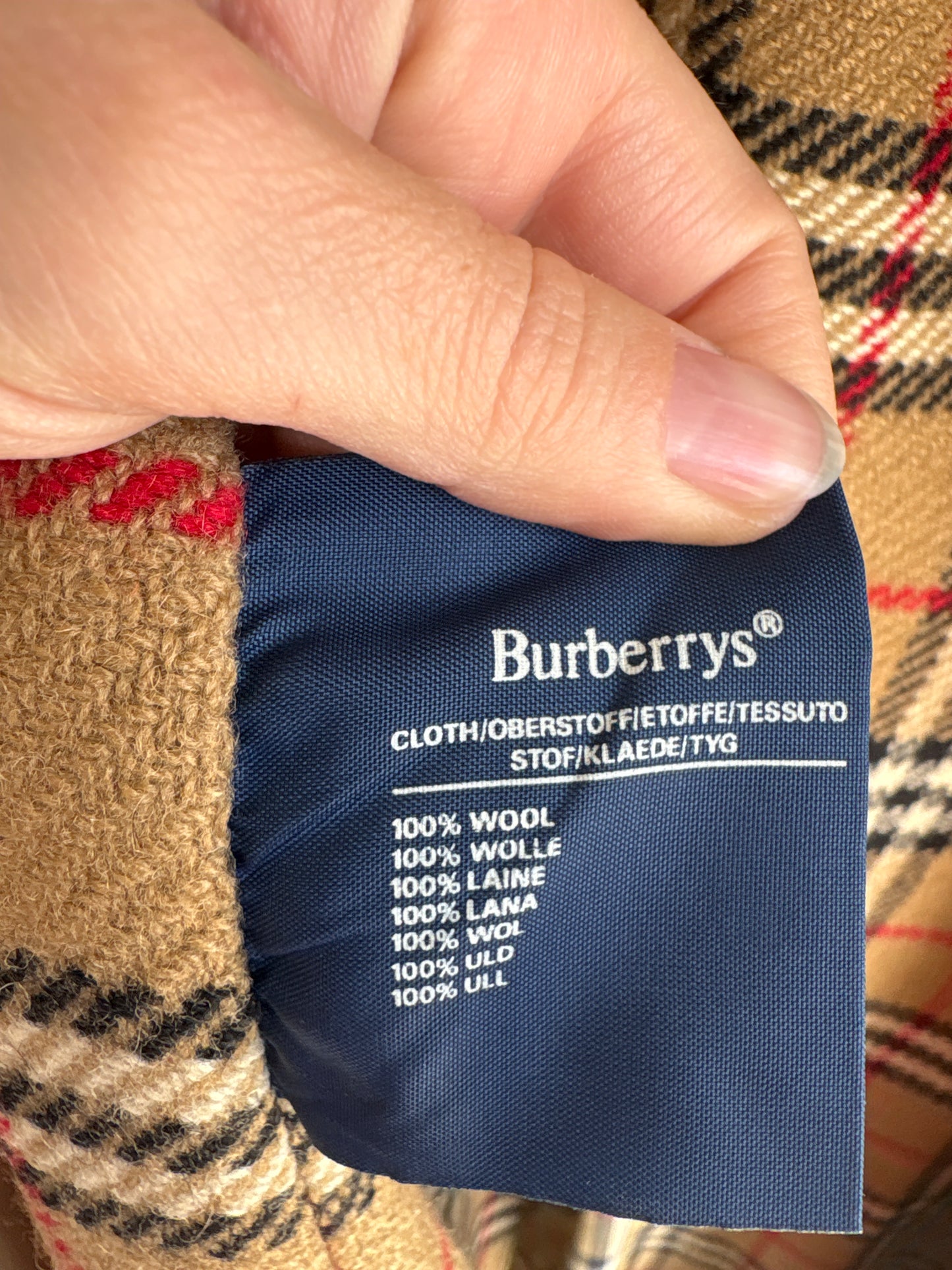 Trench vintage Burberry high end cu liner de lana detașabil inclus