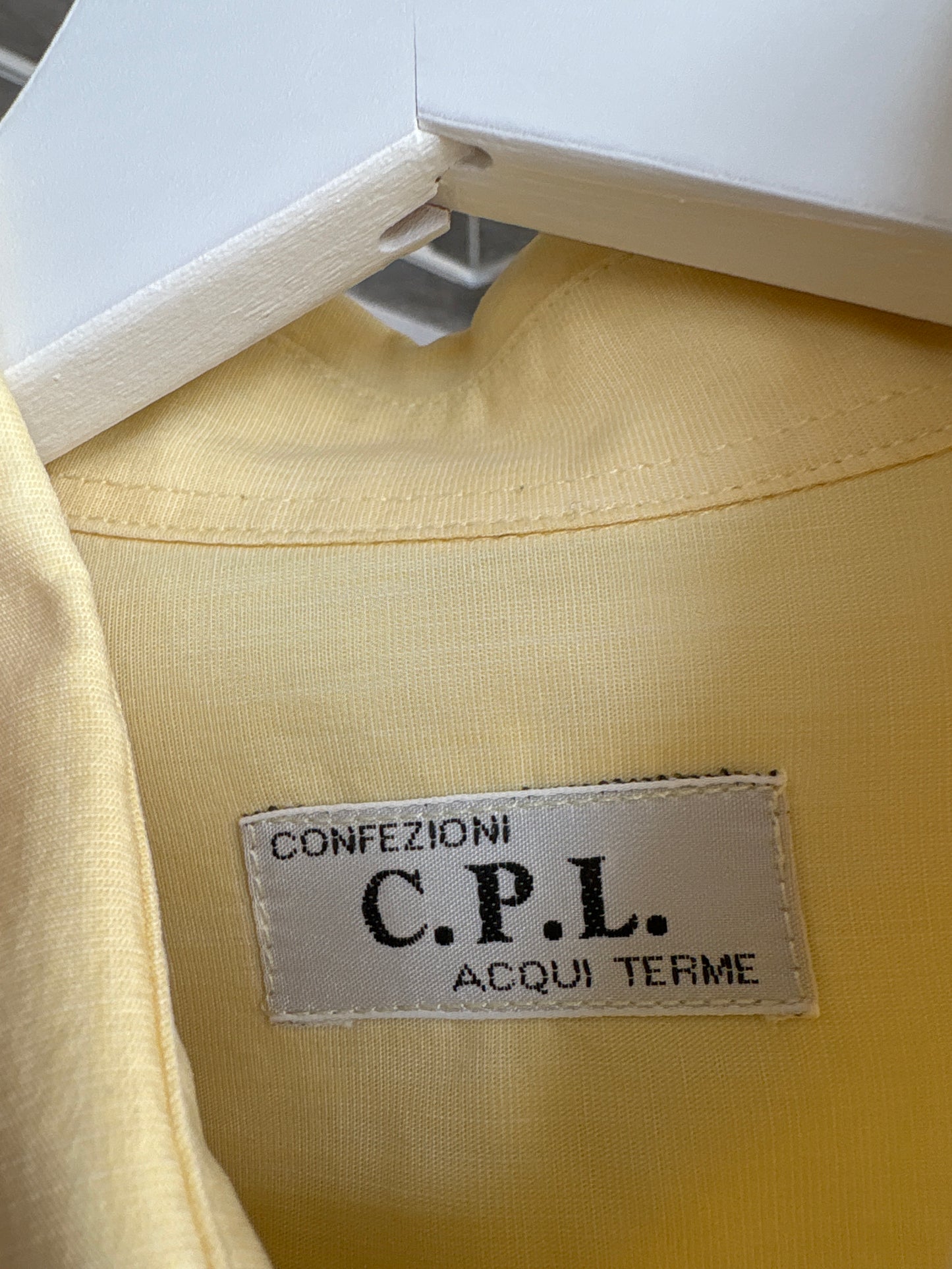 Cămașa premium italiană petite butter yellow