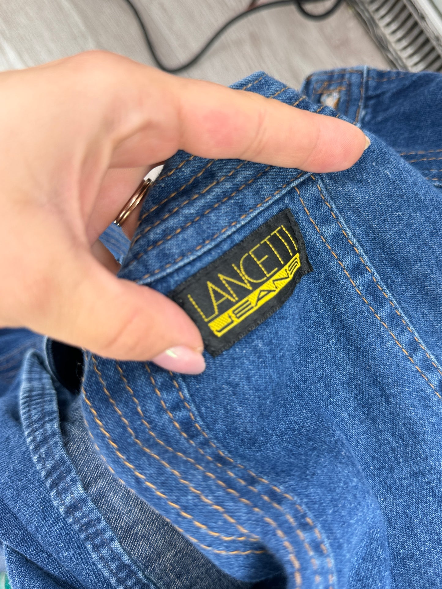 Fustă brand de lux italian din jeans