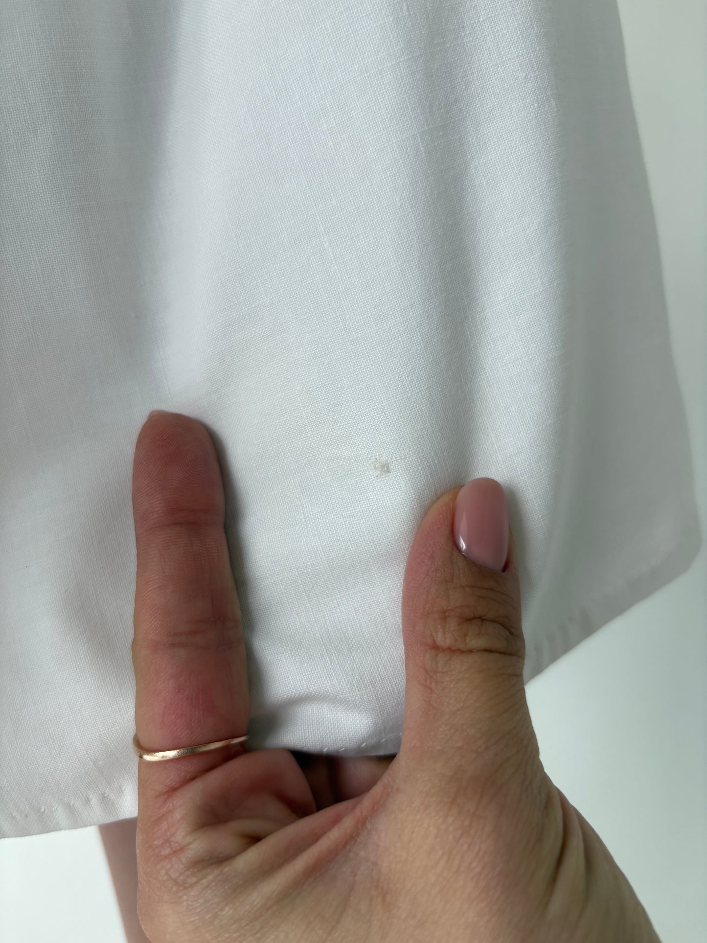 Rochie vintage cu talie marcată în croi petrecut la spate din pânză de bumbac