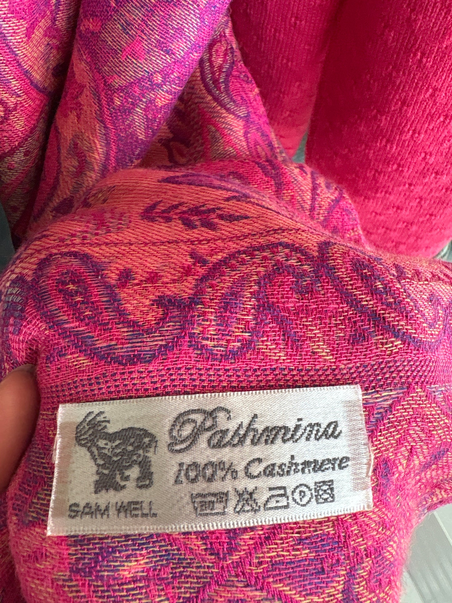 Shawl 100% cașmir XXL în culori superbe