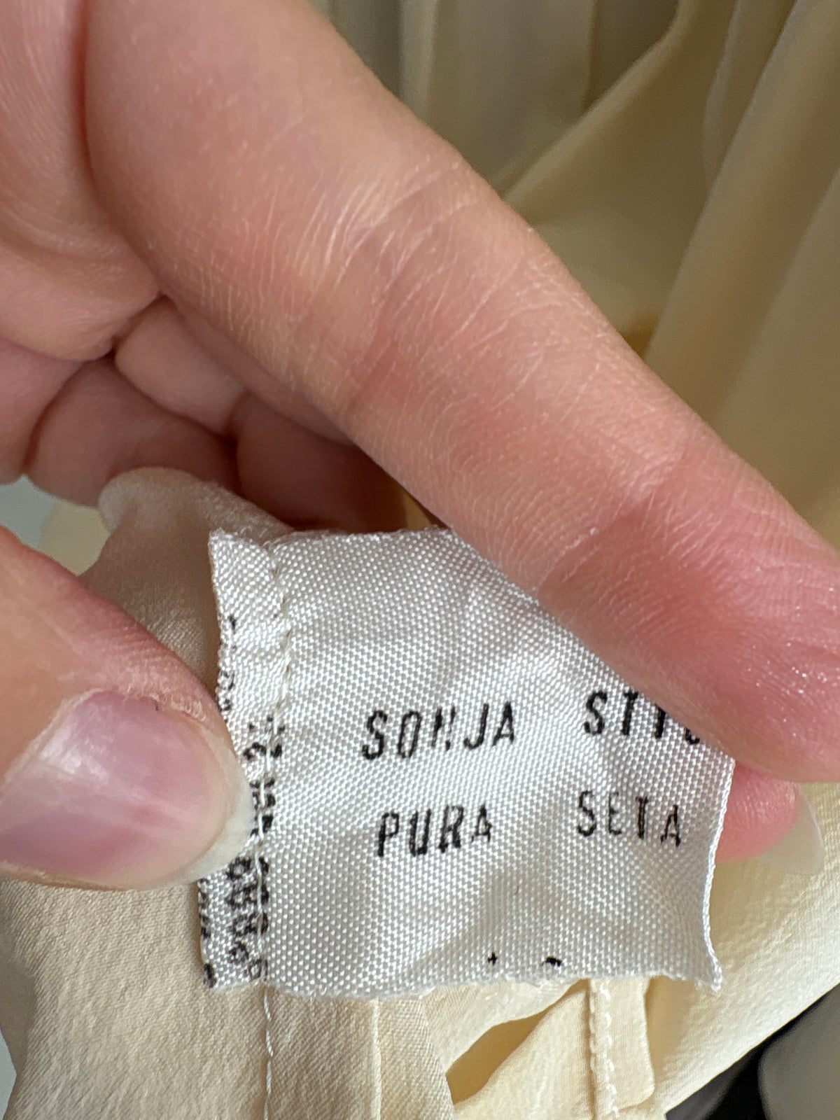 Cămașa petite old vintage din mătase naturală plină în croi super elaborat