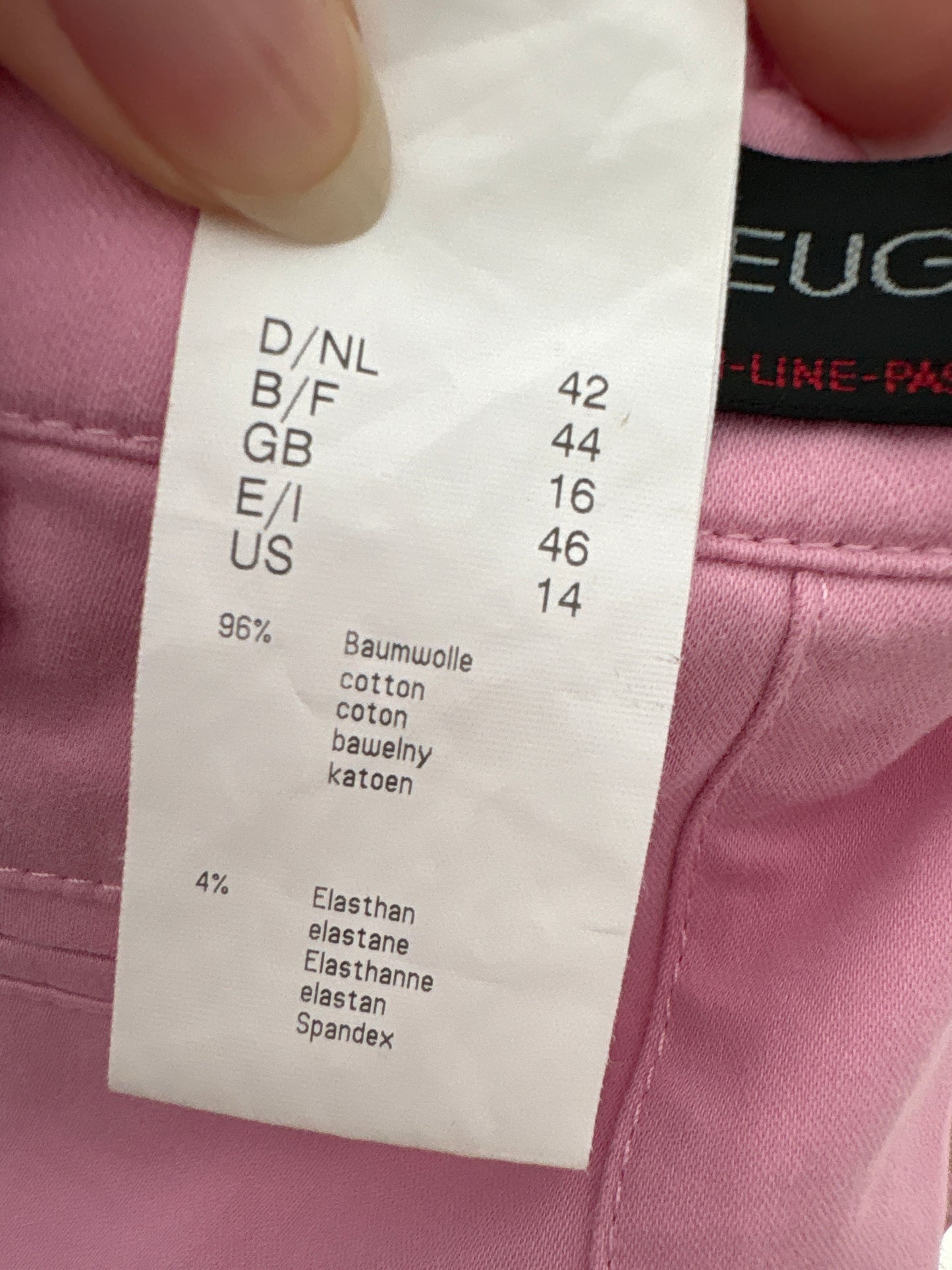 Pantaloni premium ultra confort din bumbac modelator powder Pink
