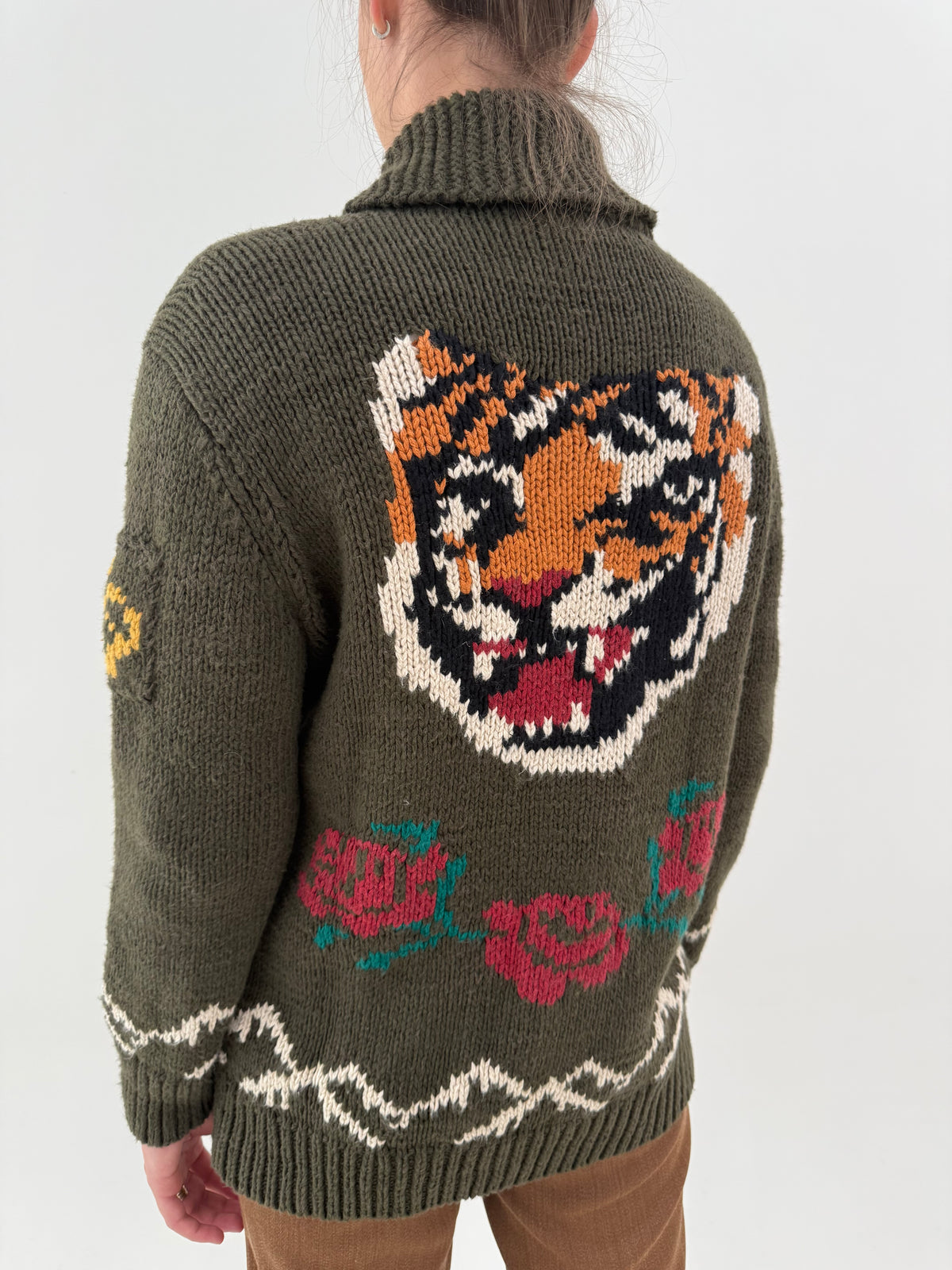 Jacheta Ralph Lauren groasă din tricot cu influențe casual